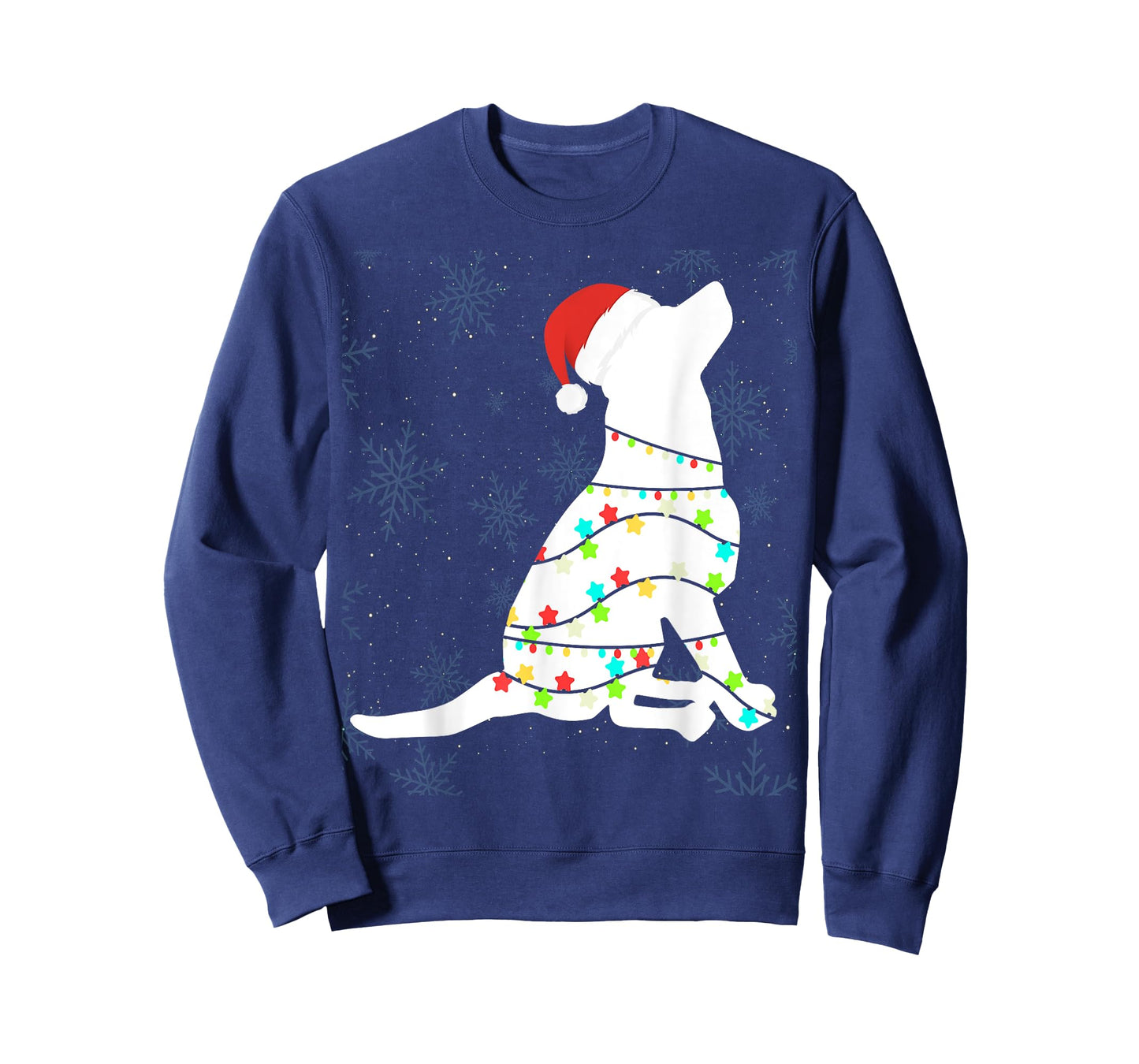 Christmas Lights Labrador Retriever T Shirt Dog Lover Gift T-Shirt for Men Women Kids