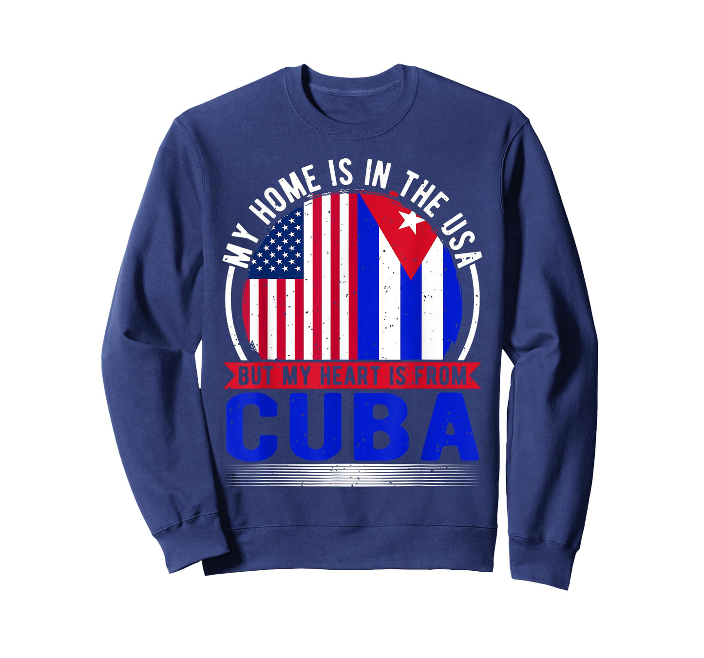 US Flag, USA & Cuba Roots, Cuban Flag T-Shirt