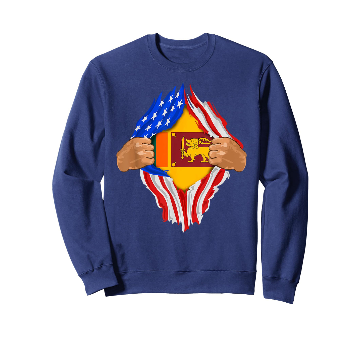 Sri Lankan Blood Inside Me T-Shirt | Sri Lanka Flag Gift T-Shirt