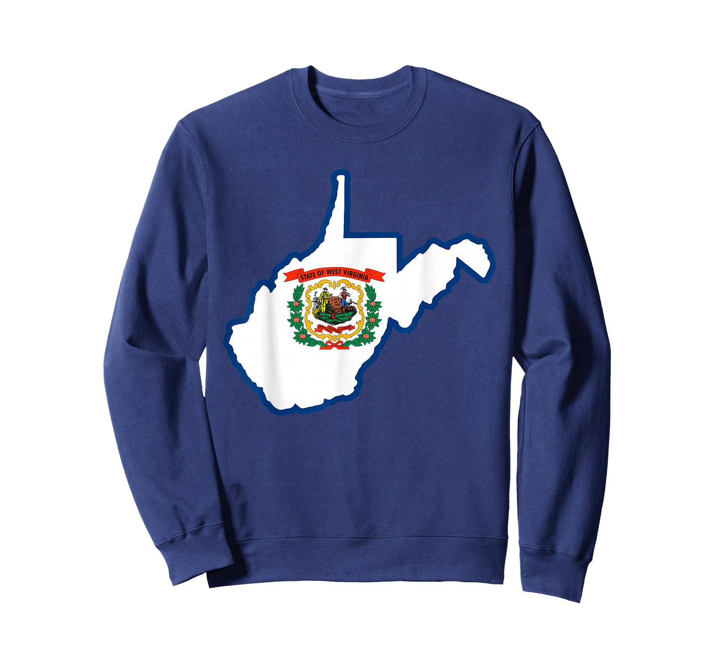 West Virginia State Map Flag Silhouette WV Home T-Shirt