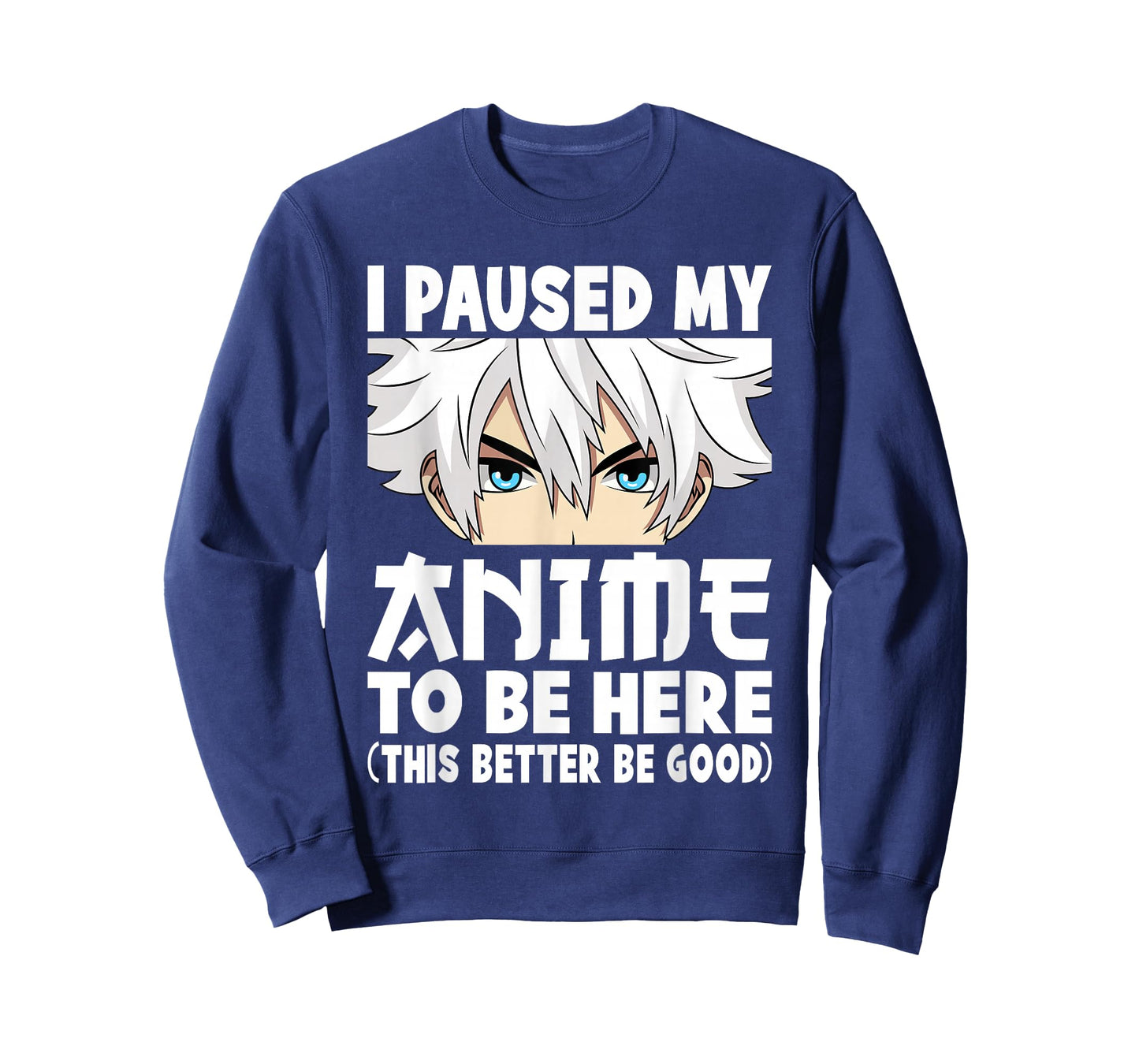 I Paused My Anime to Be Here Funny Japanese Otaku Men Boys T-Shirt