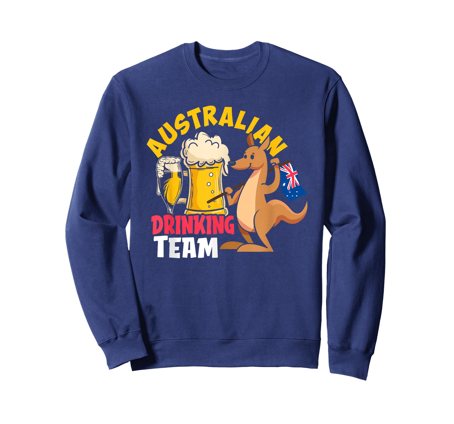 Australian Drinking Beer Team Funny Australia Day T-Shirt