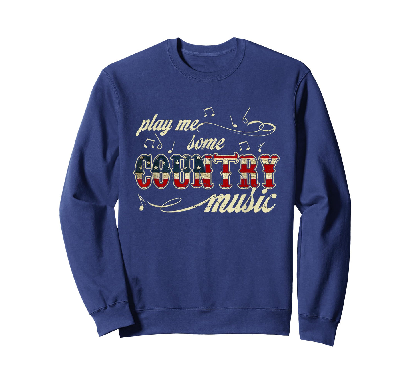 Play Me Some Country Music Western Festival American Flag T-Shirt