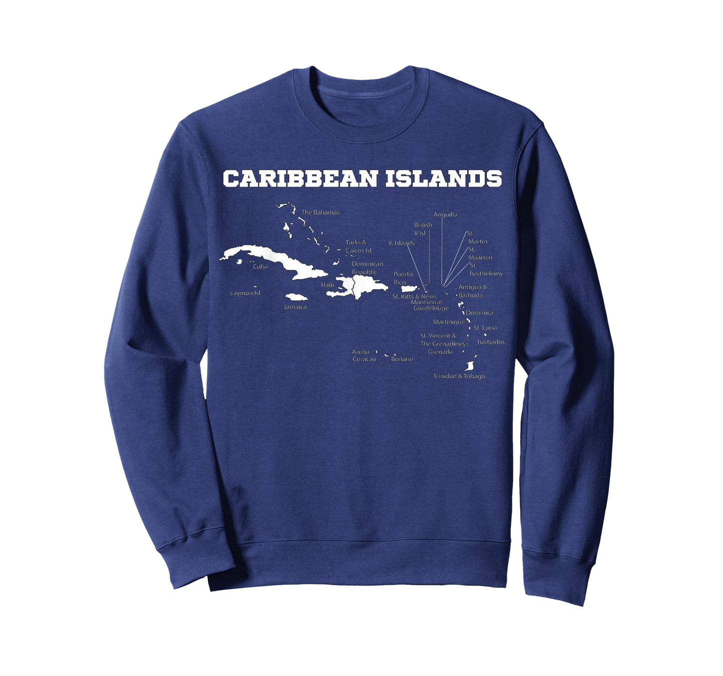 West Indies countries, Caribbean Vacation, Caribbean Sea Tee T-Shirt
