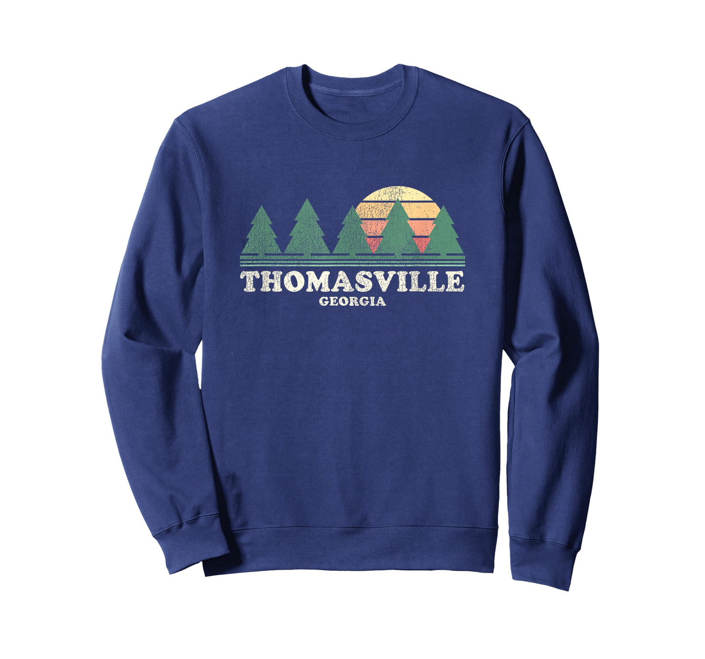Thomasville GA Vintage Throwback Tee Retro 70s Design T-Shirt