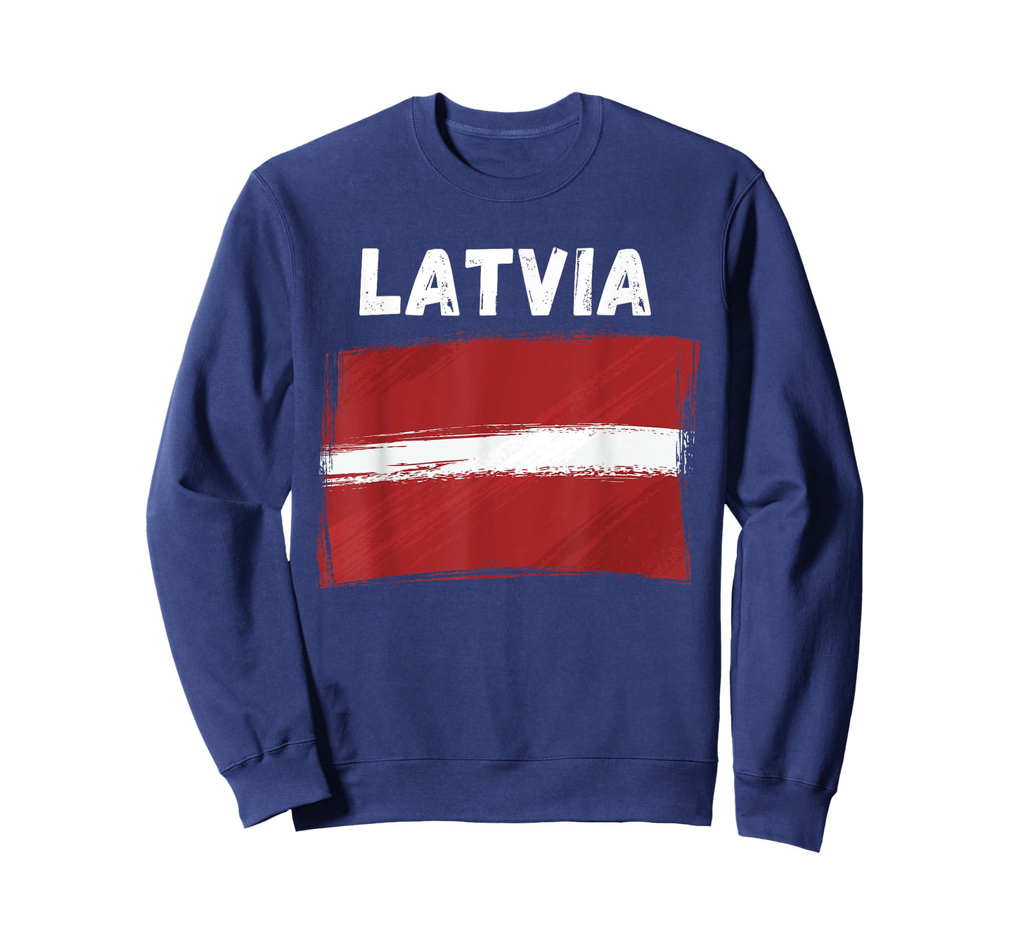 Latvia Flag Holiday Vintage Grunge Latvian Flag T-Shirt