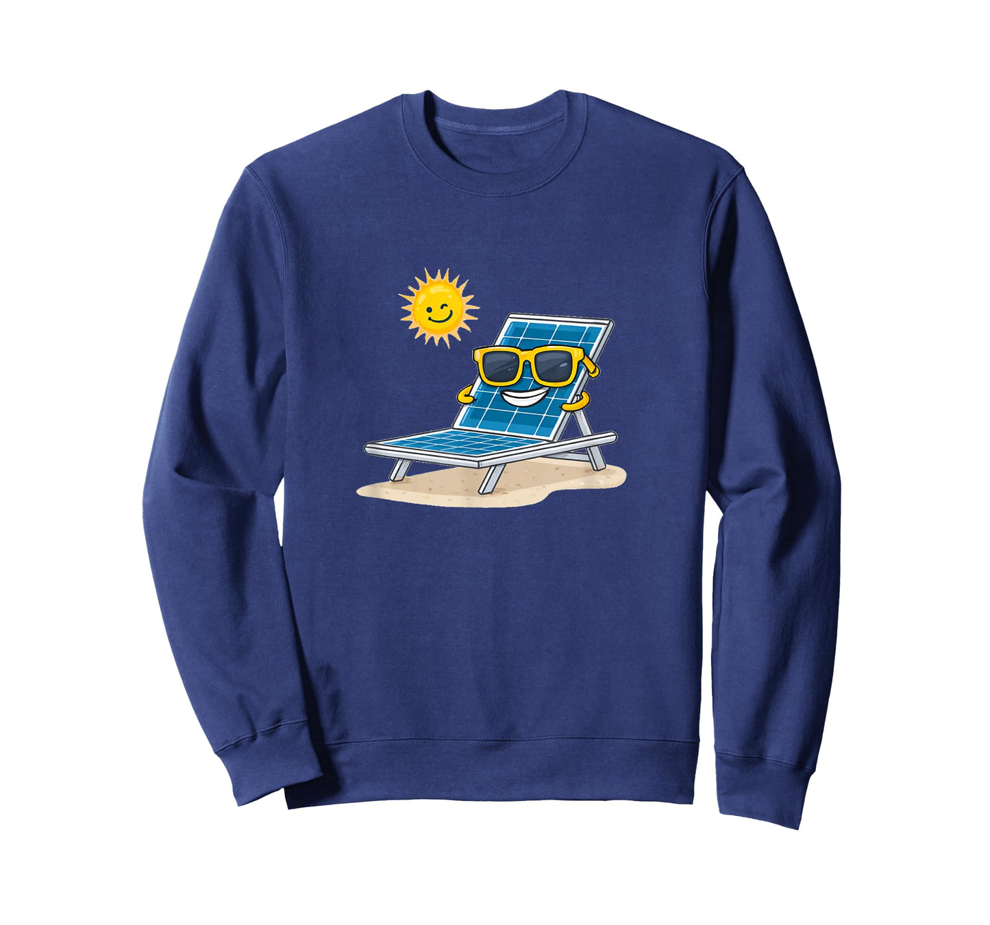 Smiling Solar Panel Costume for Sunbath Lovers T-Shirt