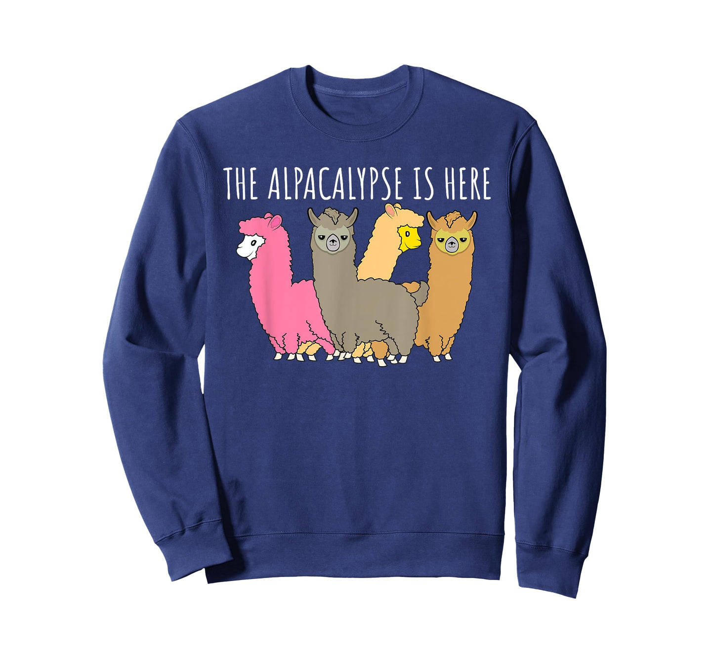 Funny Alpaca The Alpacalypse Is Here Lama Gift Idea T-Shirt