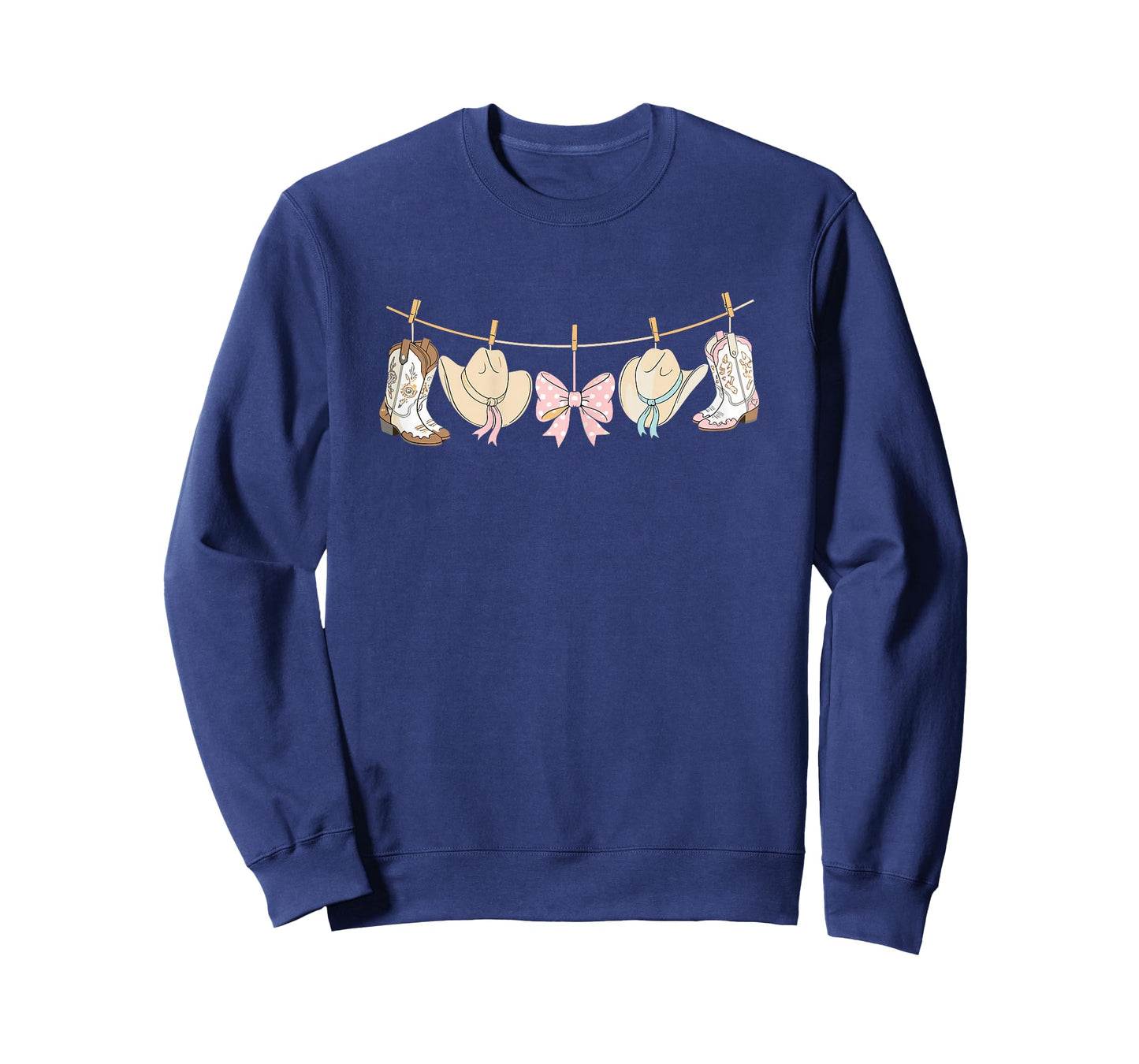 Cowgirl Boots Hats Bow Western Country T-Shirt