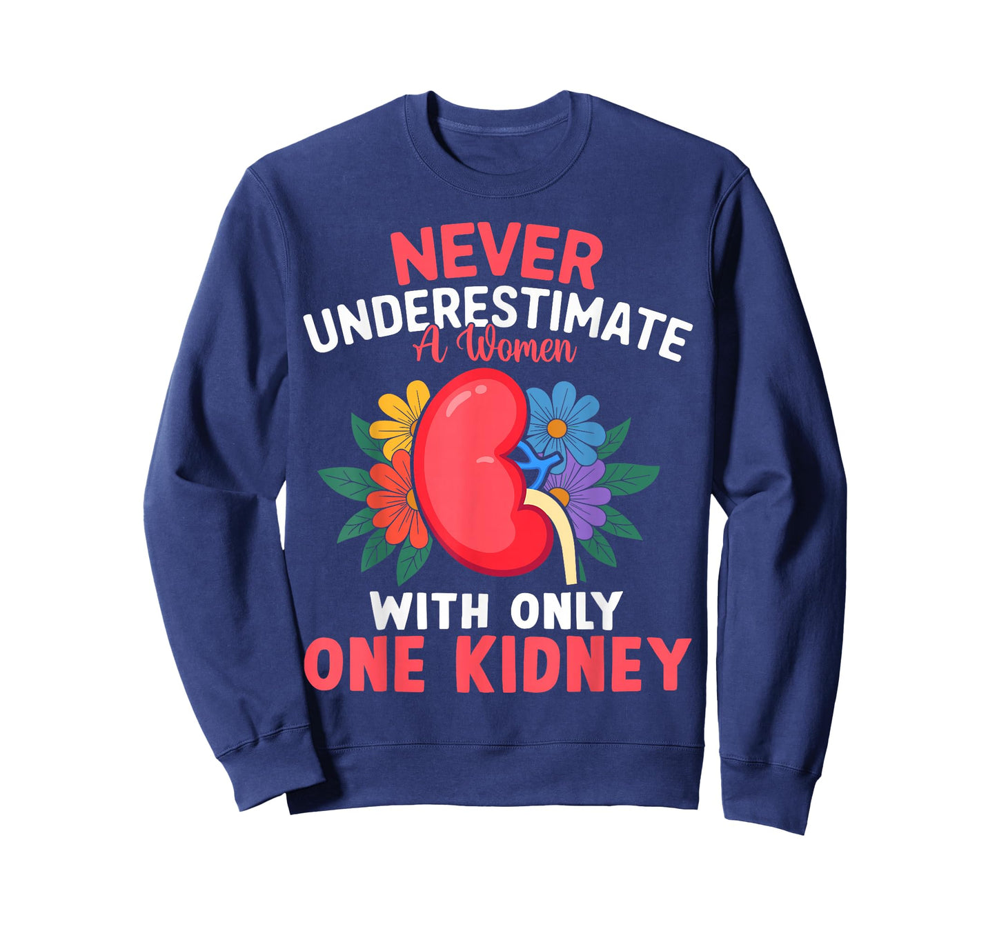 Kidney Transplant Survivor Women Kidney Donor Wife T-Shirt
