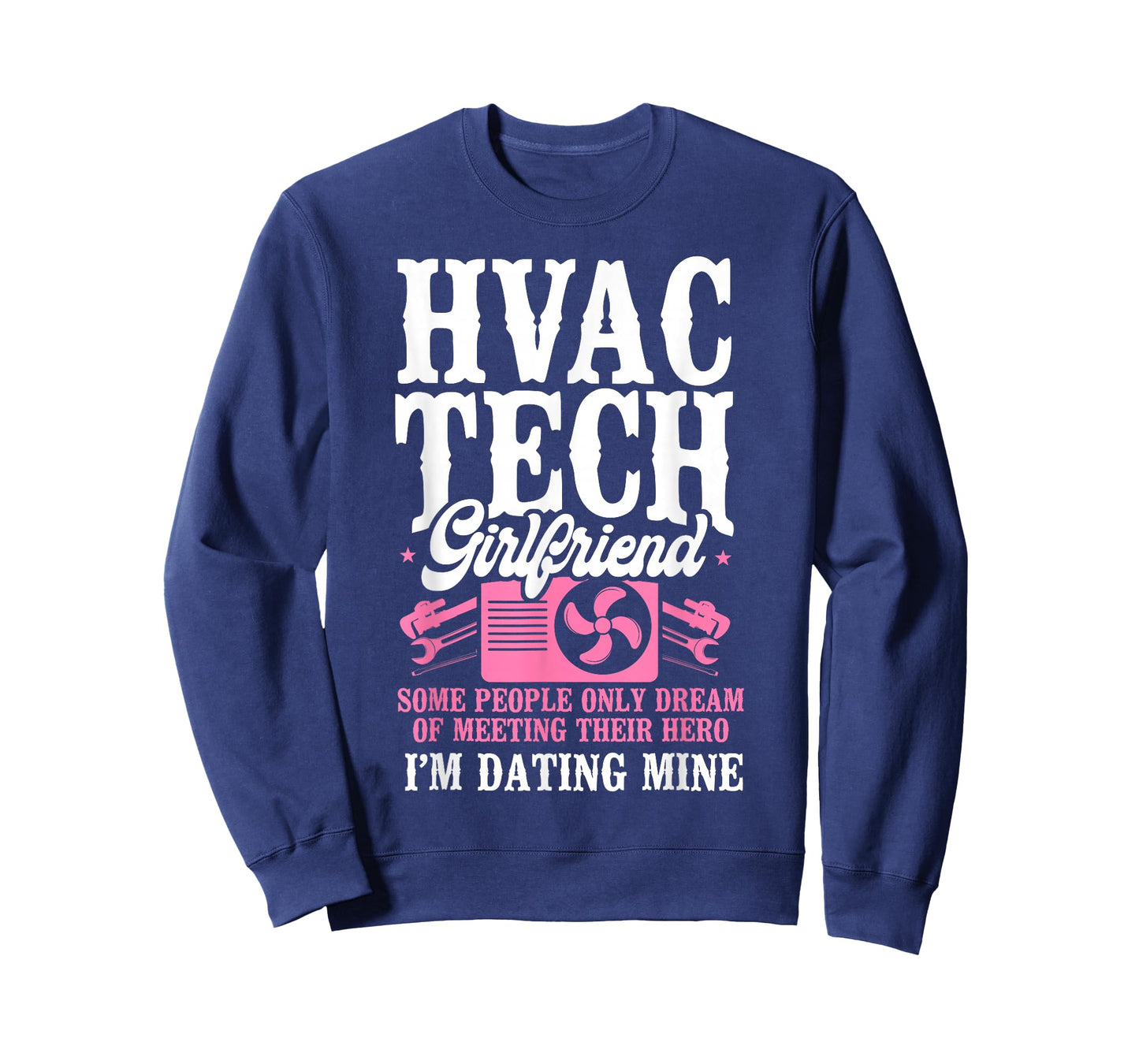 HVAC Technician Tech Girlfriend Vintage Hvac Tech Girlfriend T-Shirt