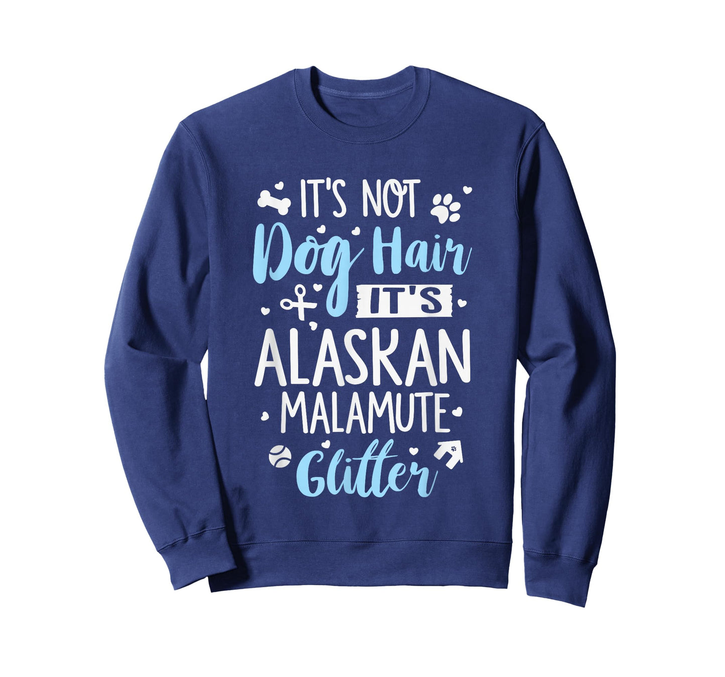 Alaskan Malamute Glitter - Funny Alaskan Malamute Shirt Gift T-Shirt