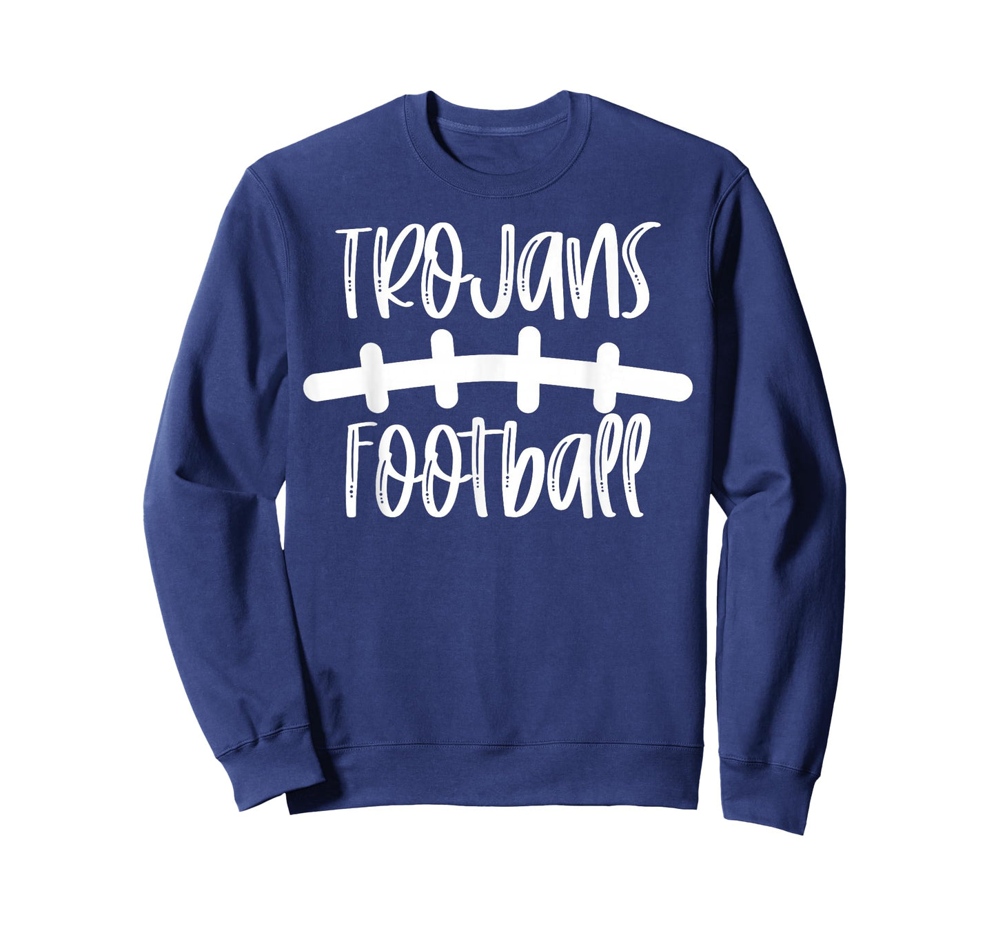 Trojans Football School Spirit Team Mascot Game Night T-Shirt