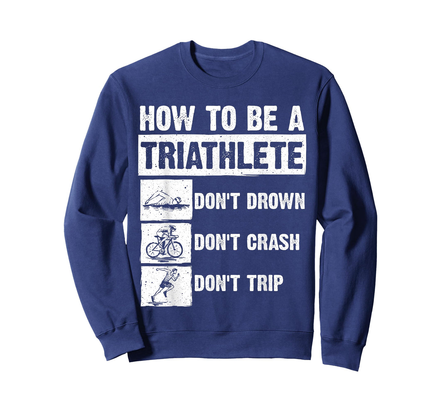 Funny Triathlon Design Men Women Swim Bike Run Triathletes T-Shirt