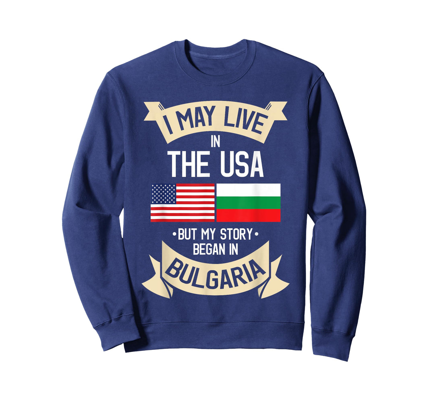 Bulgaria American Flag USA Bulgarian Roots Gifts Women Girls Kids Men T-Shirt