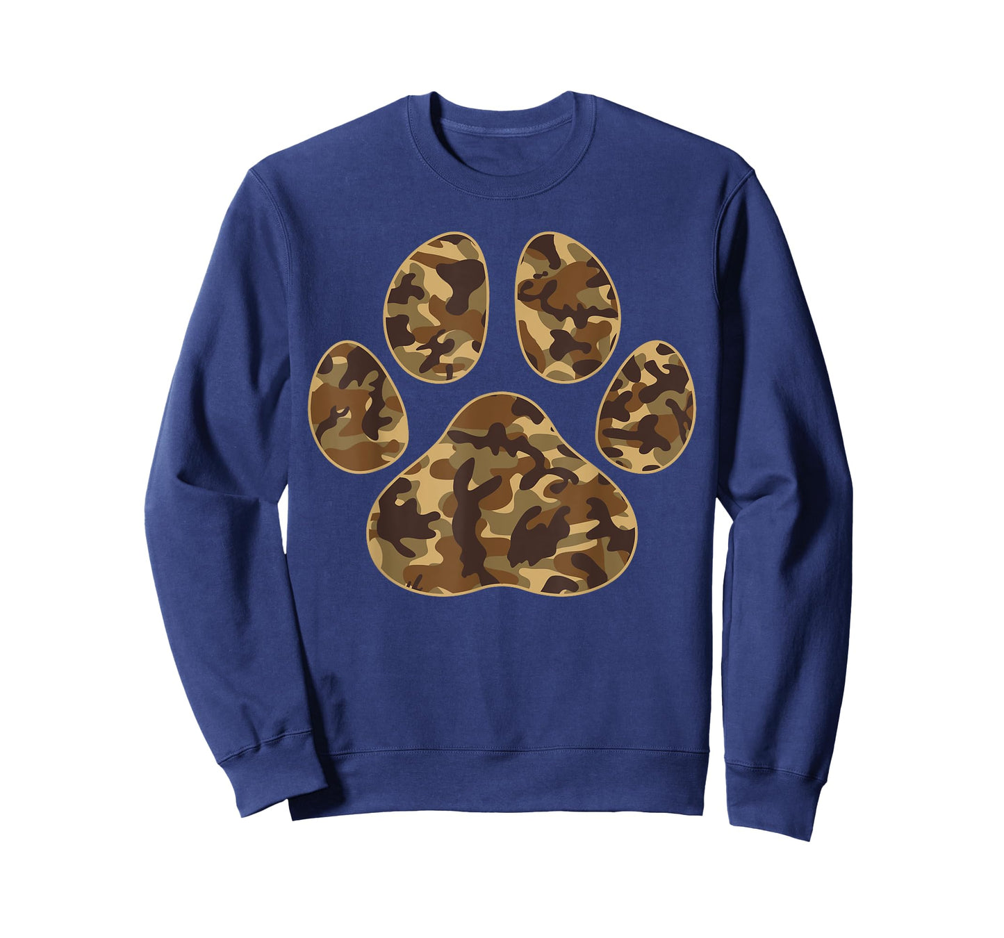 Cute Camo Paw Print Pet Owner Camouflage Paw Print Dog Lover Men Women Kids T-Shirt