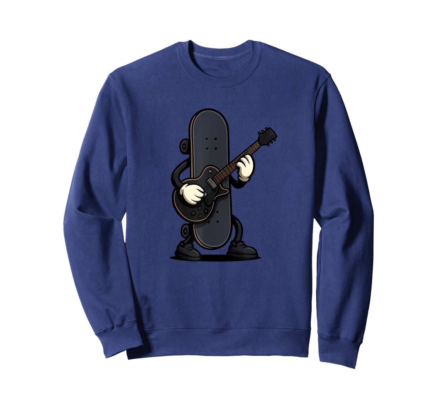 Awesome Skateboard with Guitar for a Cool Rocking Look T-Shirt