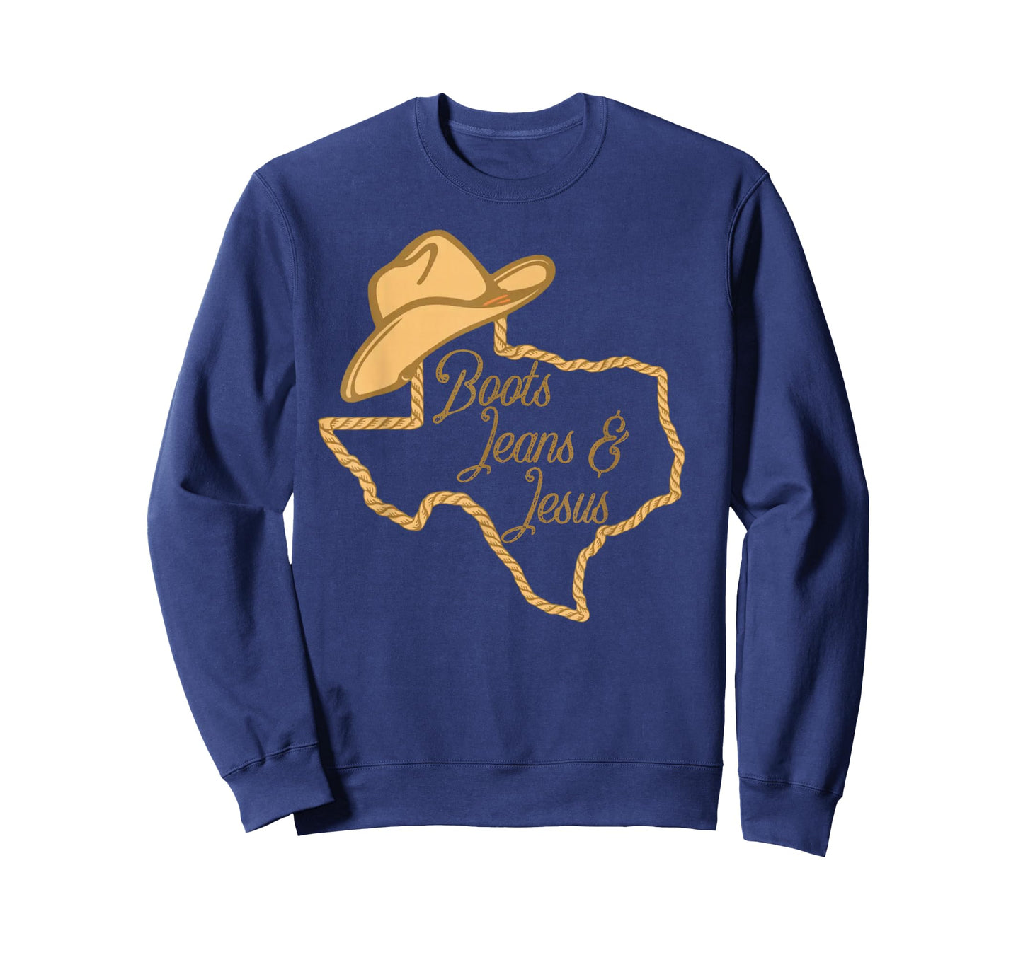 Cute Boots Jeans And Jesus Texas Cowgirl Christian Western T-Shirt