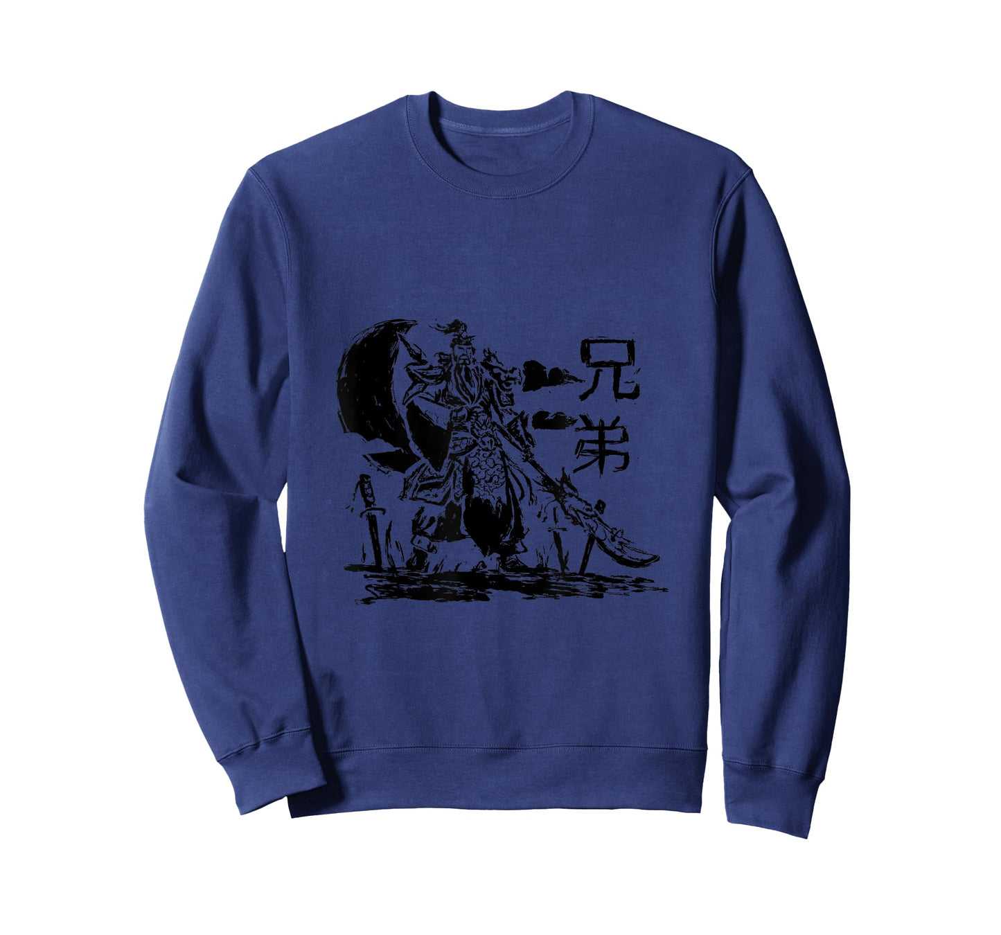 Guan Yu Chinese Warrior Sketch Design T-Shirt