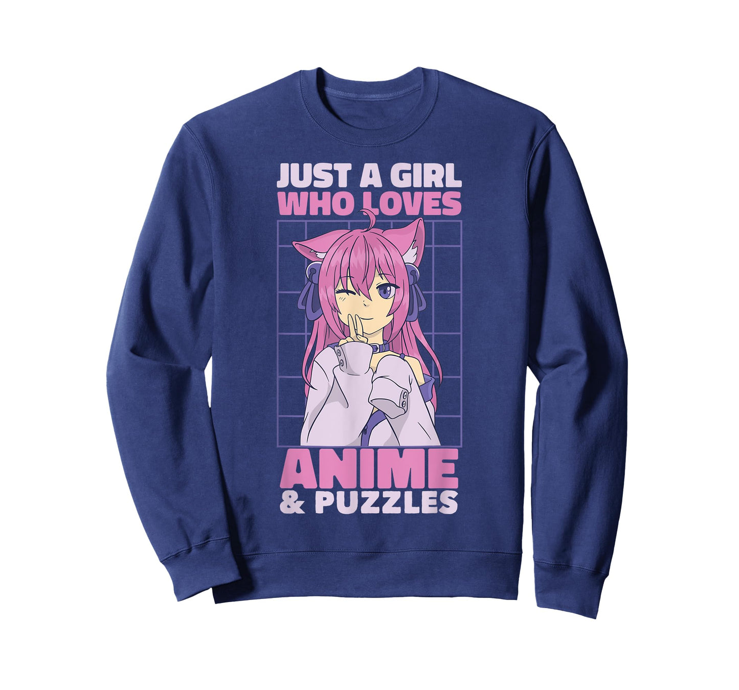 Just A Girl Who Loves Anime | Cute Anime and Puzzles T-Shirt
