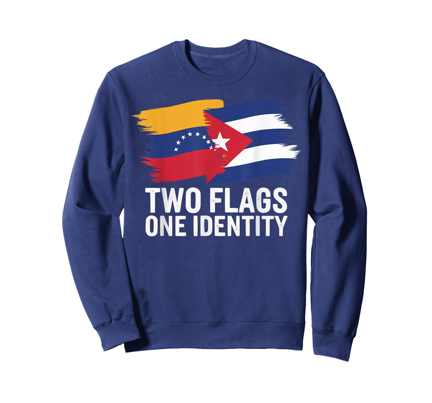 Half Venezuelan Half Cuban Cuba Flag Country Venezuela T-Shirt