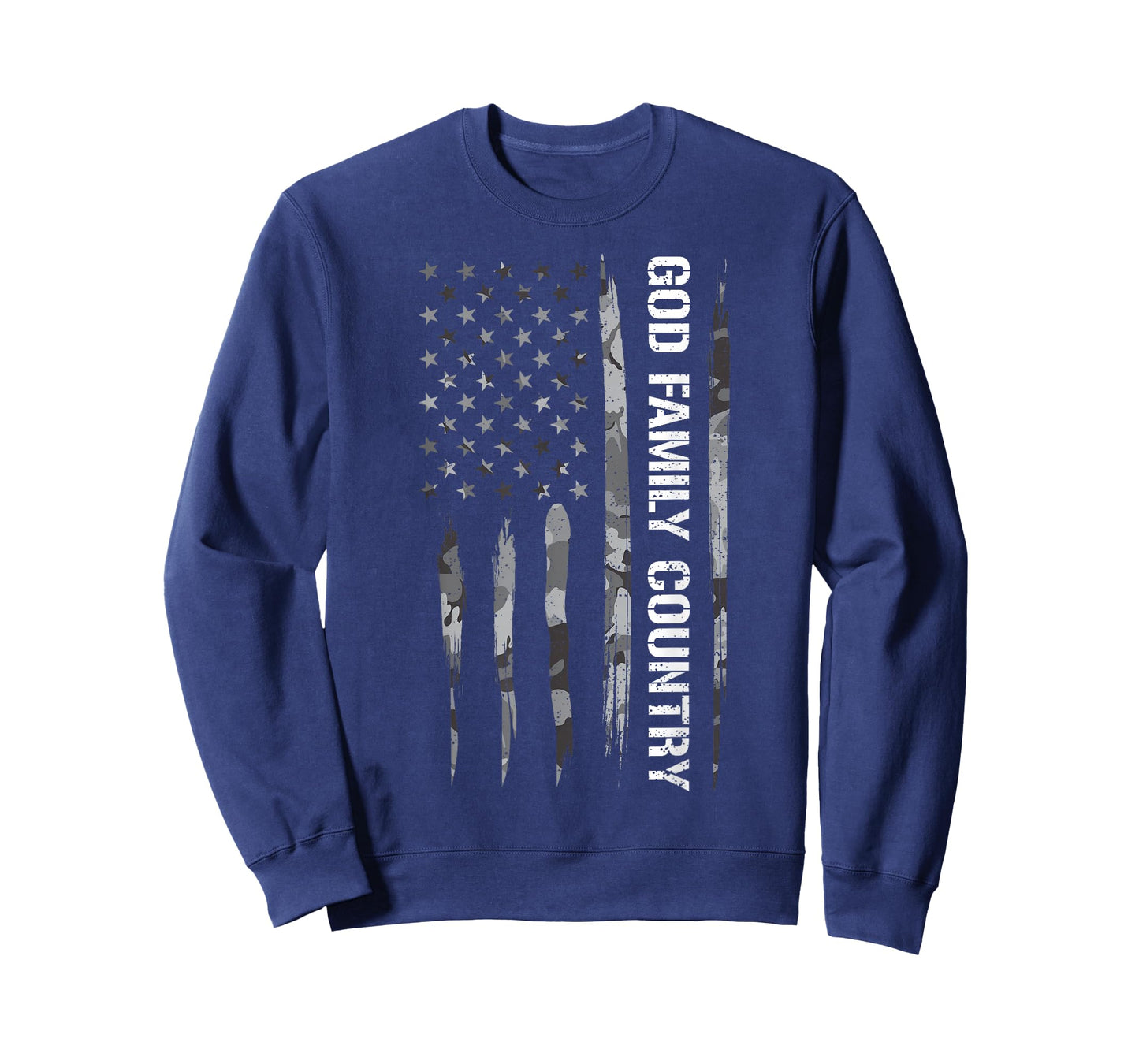 Faith: God Family Country - American Flag T-Shirt