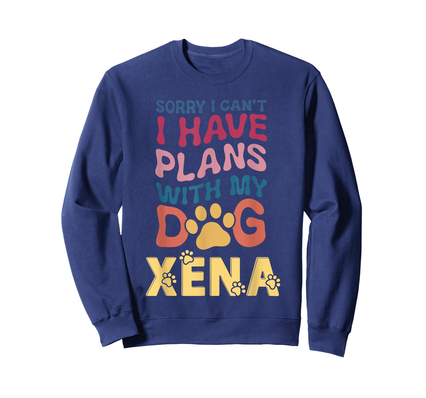 Dog Name Xena Personalised Gift Busy With My Dog Xena T-Shirt for Men Women Kids