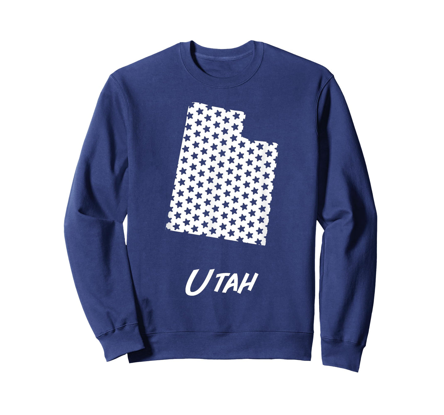 Utah USA State Outline Stars Vintage Retro Design T-Shirt