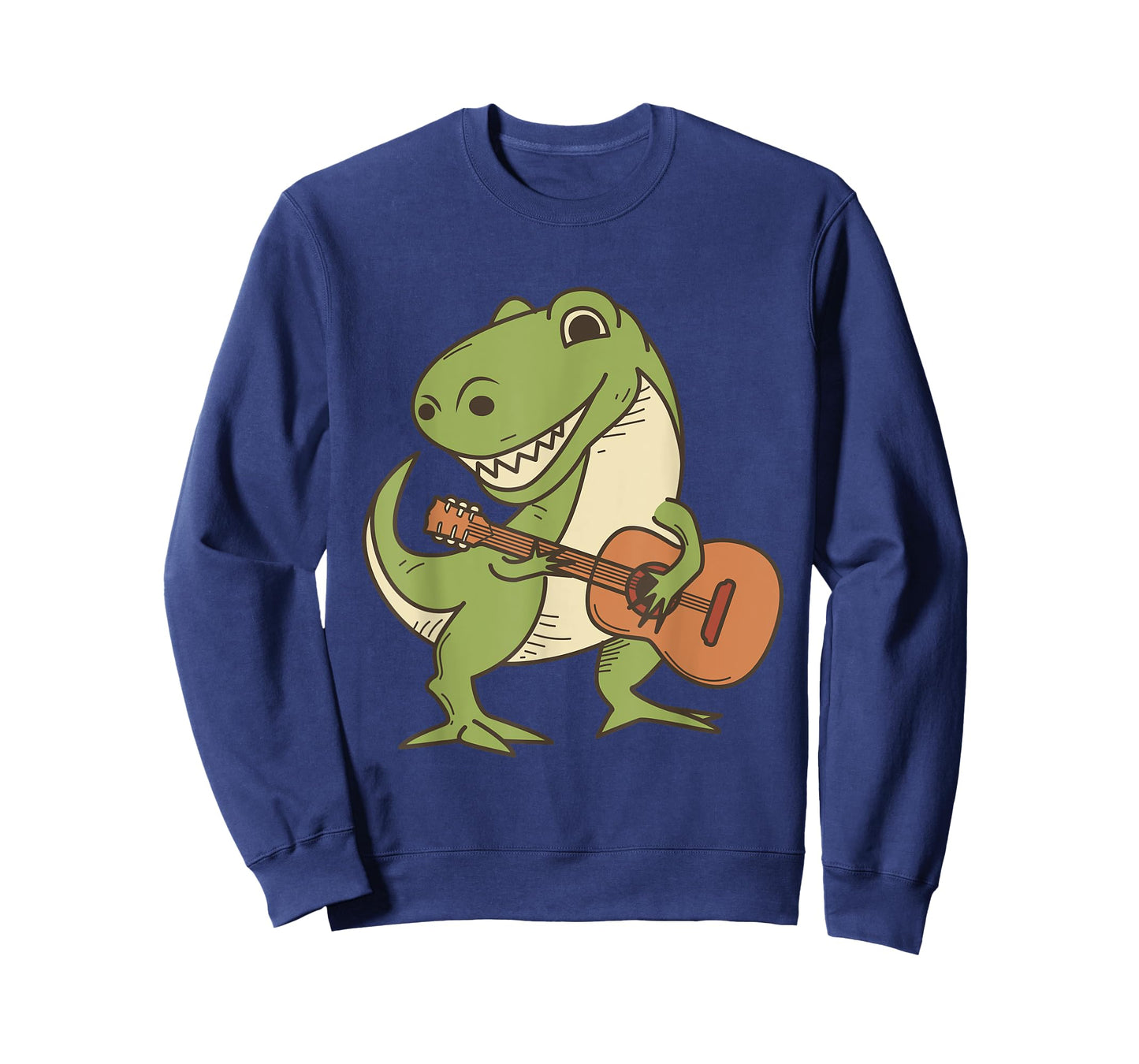 Dinosaur Playing Guitar Shirt | Cool Dino Music Lover Gift T-Shirt