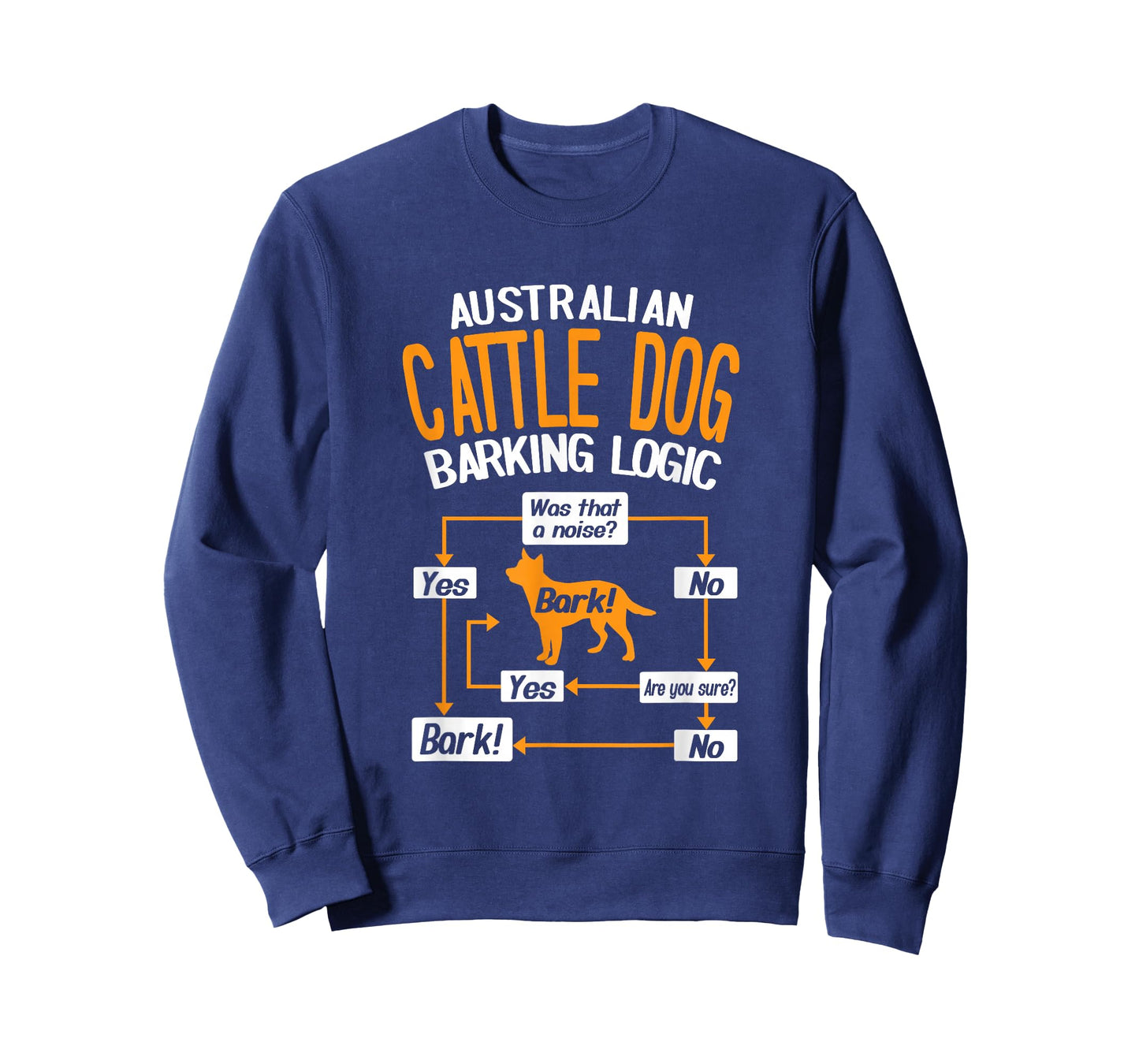 Australian Cattle Dog Barking Logic Funny Dog Lover T-Shirt