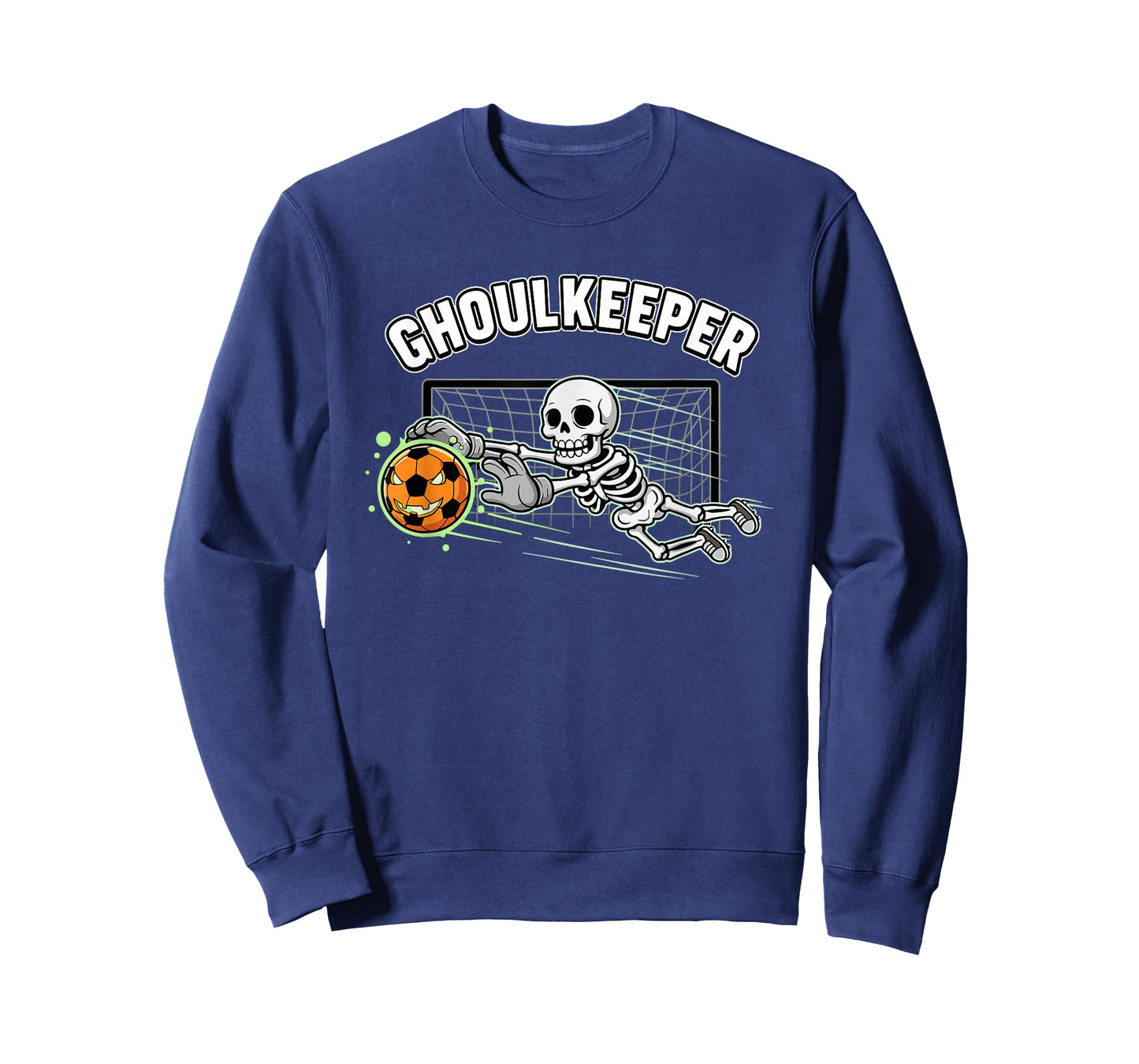 GHOULKEEPER Skeleton Goalie Halloween Soccer Pun T-Shirt