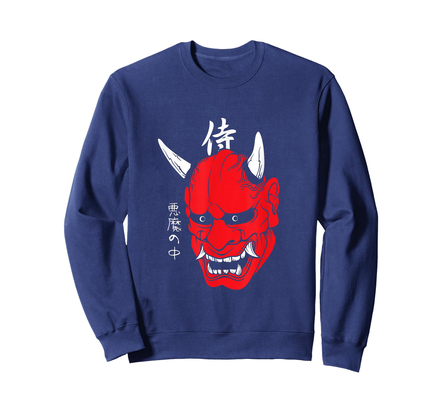 Japanese demon art face mask devil yokai harajuku aesthetic T-Shirt