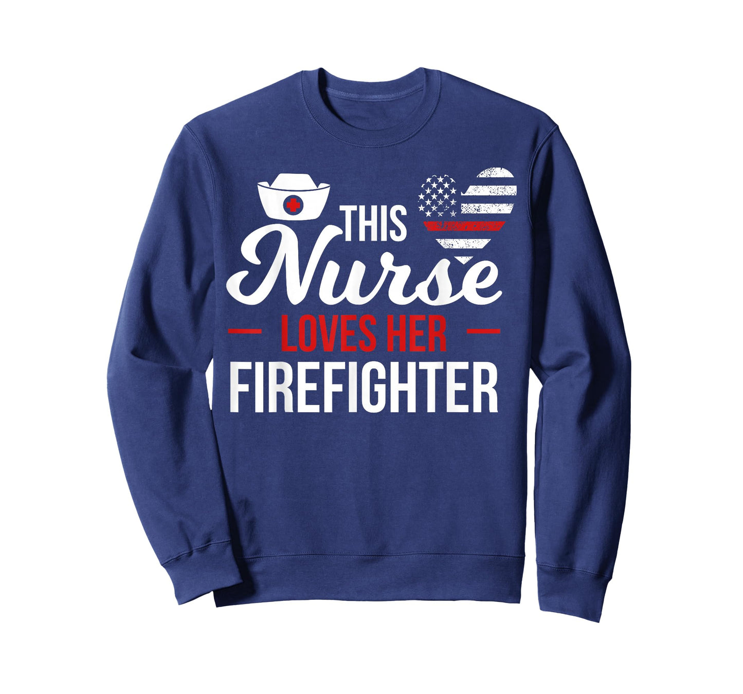 This Nurse Loves Her Firefighter Wife Nurse T-Shirt