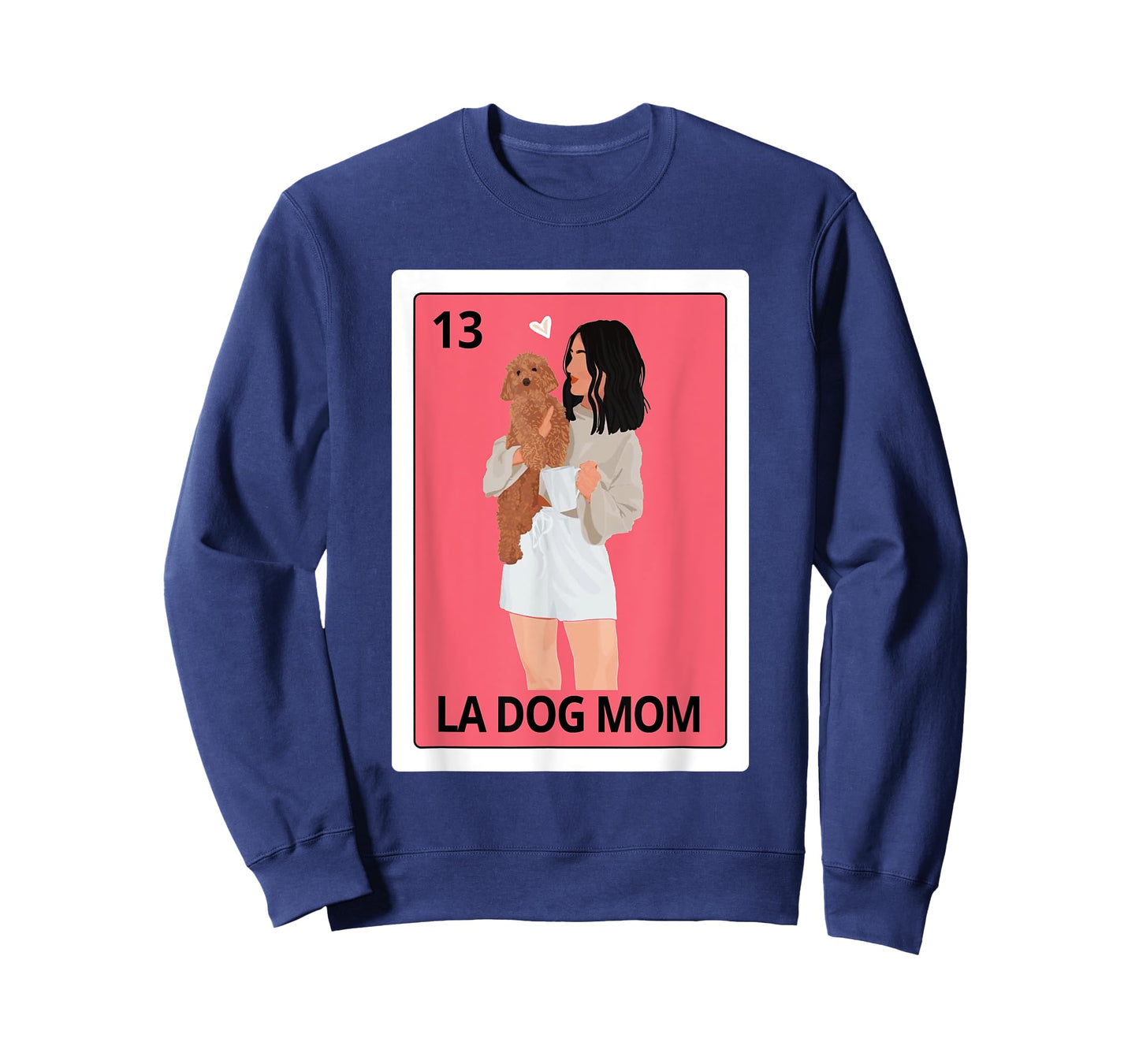 Dog Mama Dog Lady Spanish La Dog Mom Mexican Bingo Card T-Shirt