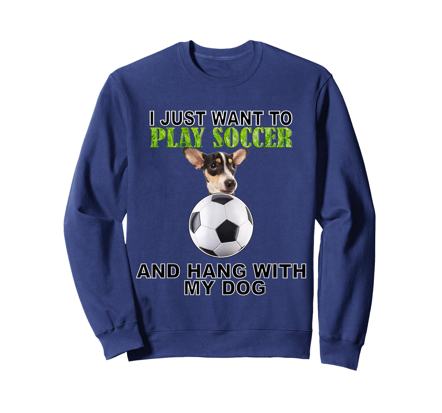 Play Soccer Hang W Dog Rat Terrier T-Shirt