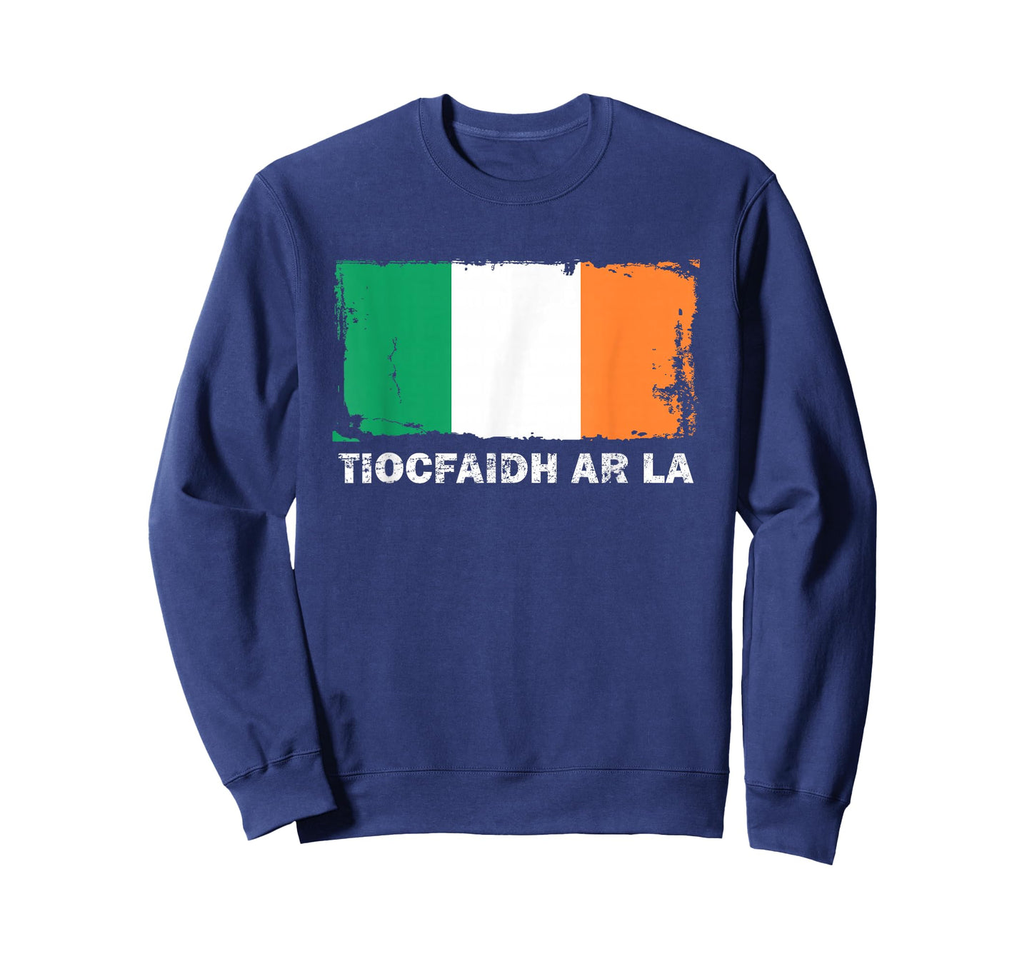 Tiocfaidh Ar La Ireland Flag Retro Vintage Distressed T-Shirt
