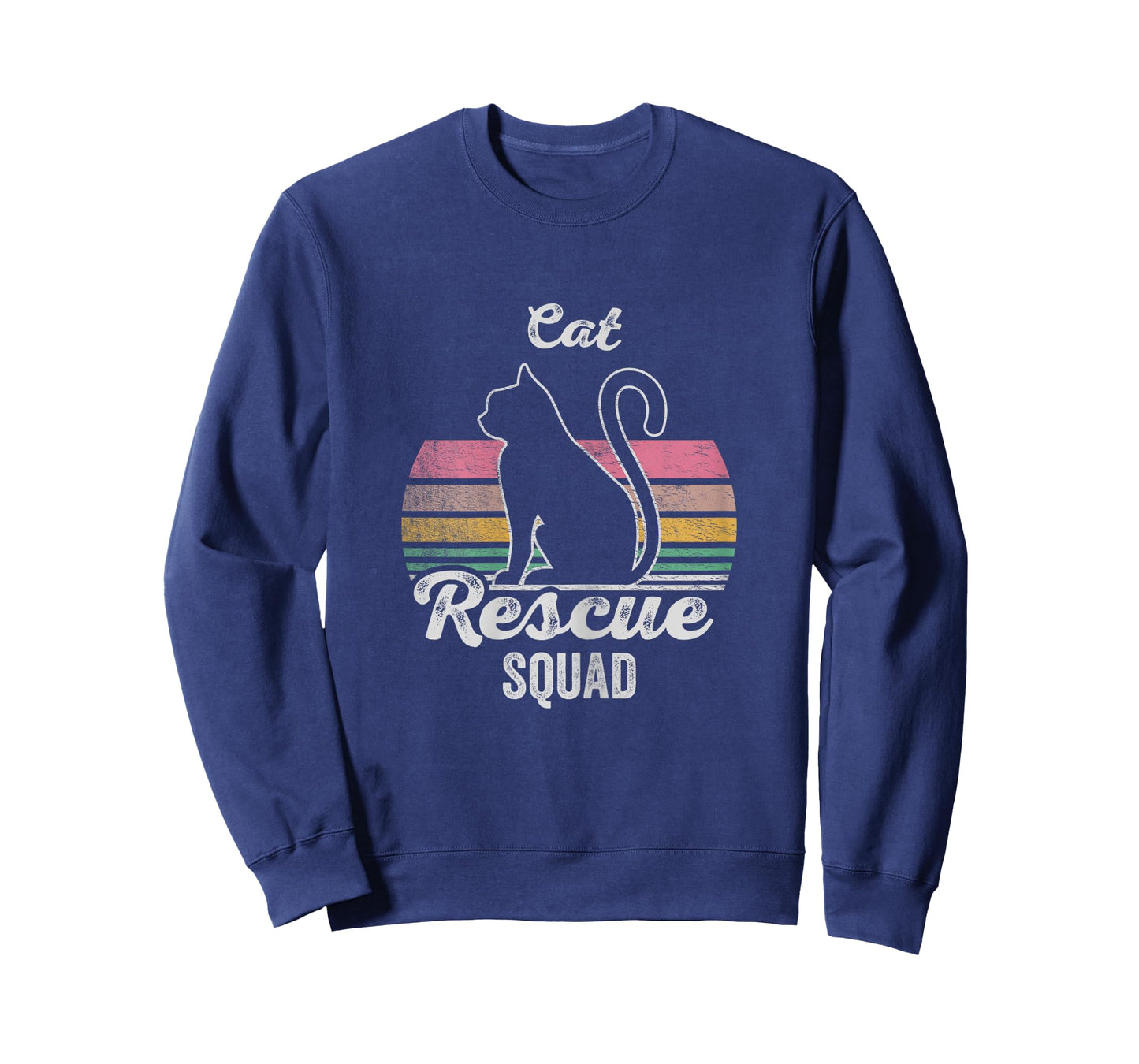 Retro Vintage Animal Rescue Shirt Cat Rescue Squad T-Shirt