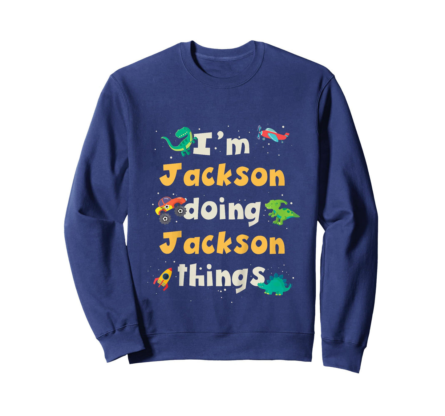 Kids Cool Jackson Personalized First Name Boys T-Shirt