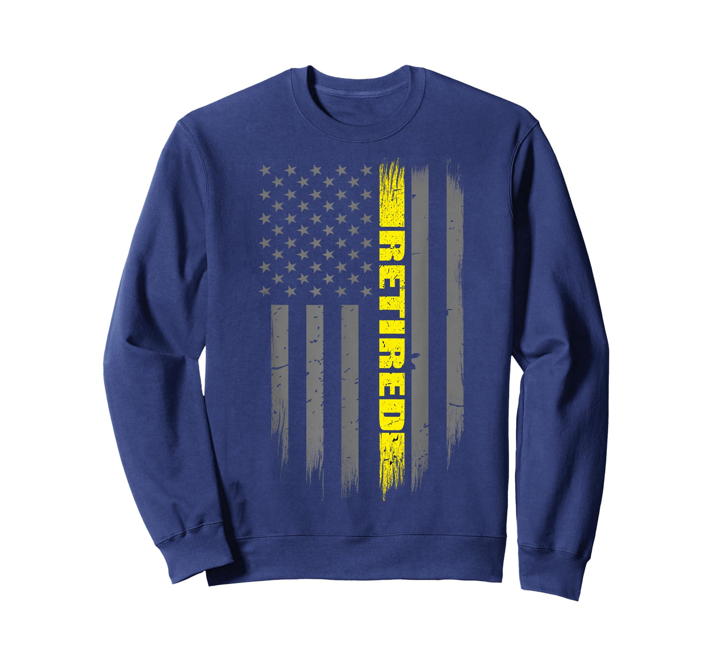 Retired 911 Dispatcher Gift - Thin Gold Line Flag T-Shirt