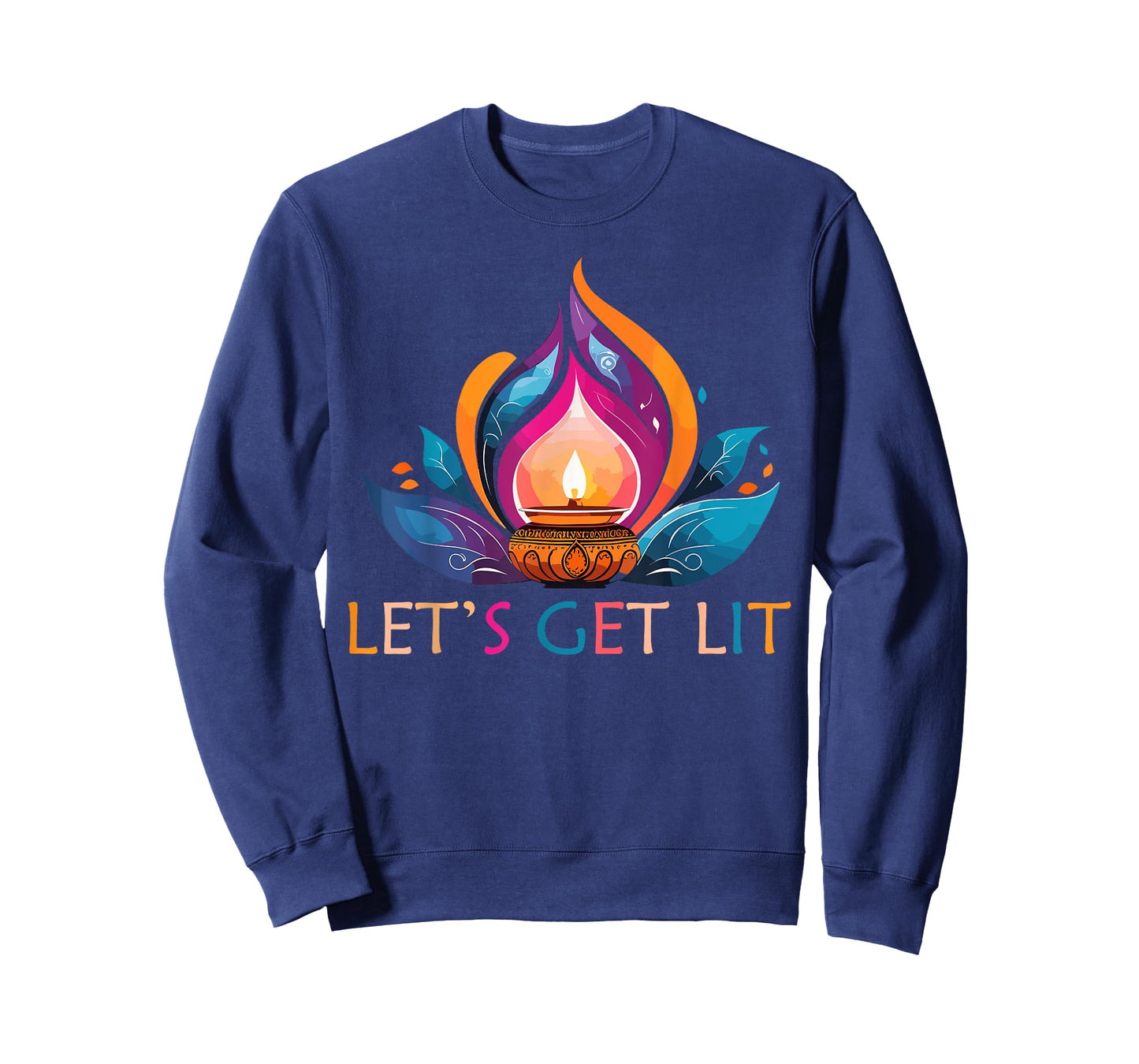 Let's Get Lit Happy Diwali Festival of Light T-Shirt