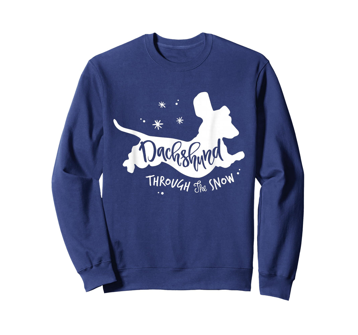 Funny Wiener Dachshund Through the Snow Dog Lovers Christmas T-Shirt