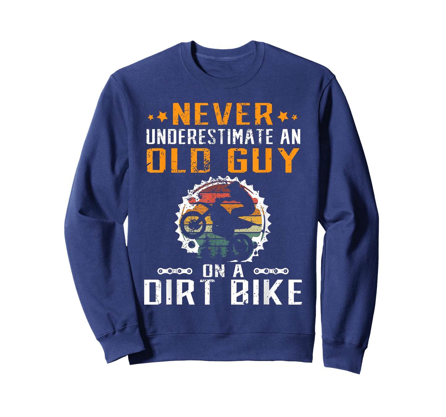 Never Underestimate an Old Guy on an Dirt Bike T-Shirt