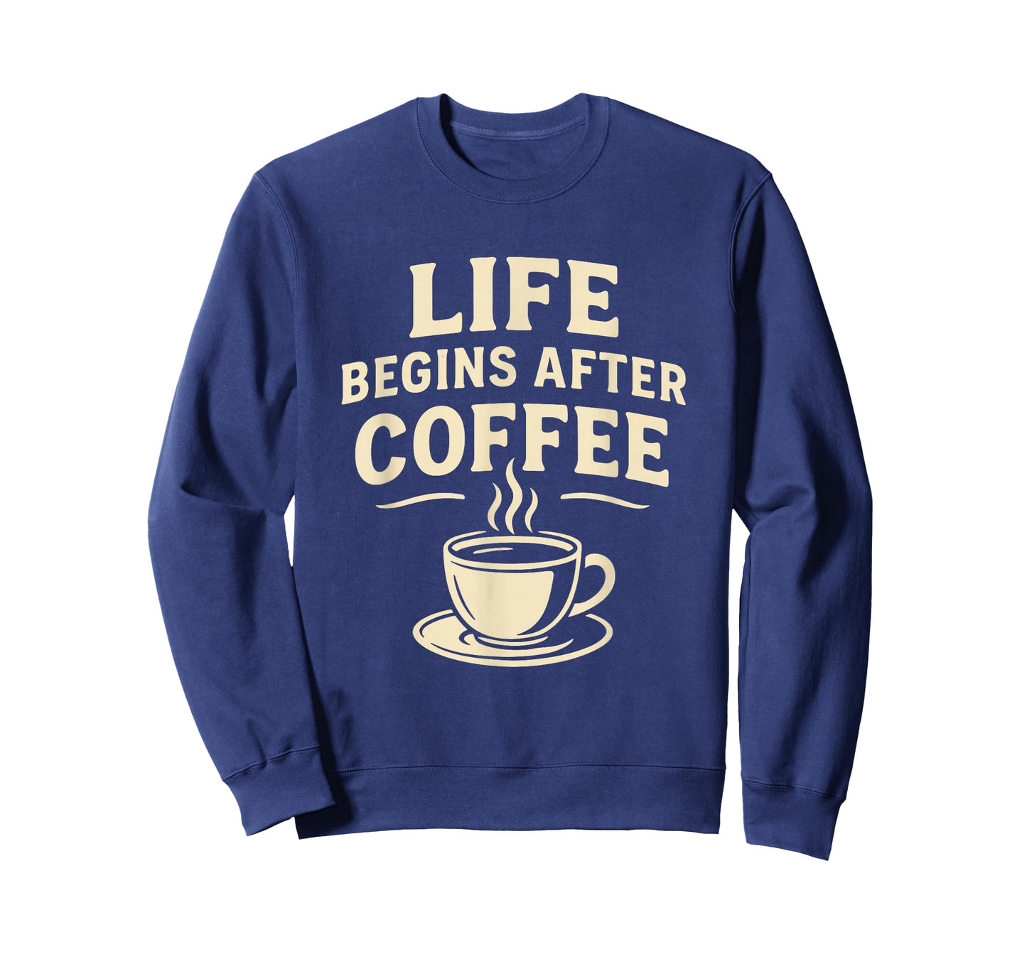 Life Begins After Coffee Funny Caffeine Lover Espresso Quote T-Shirt