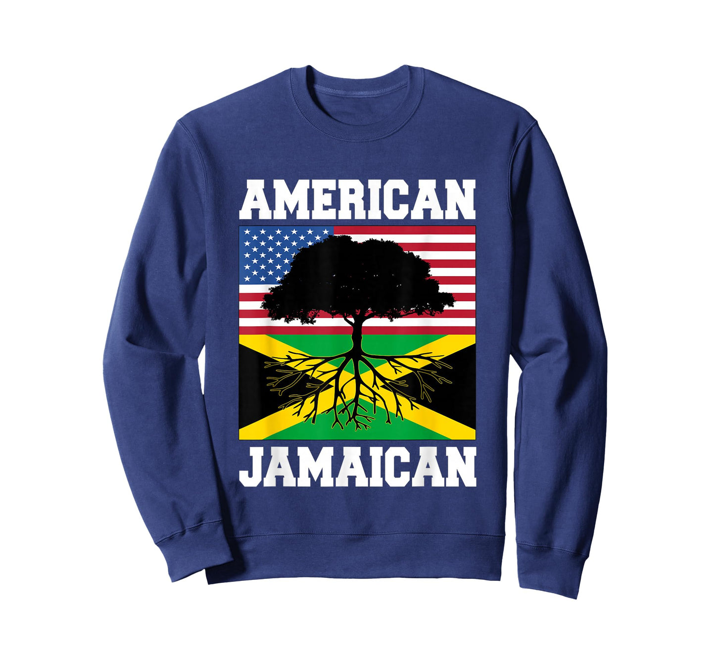 Usa Jamaica Flag Jamaican Roots American Born America T-Shirt