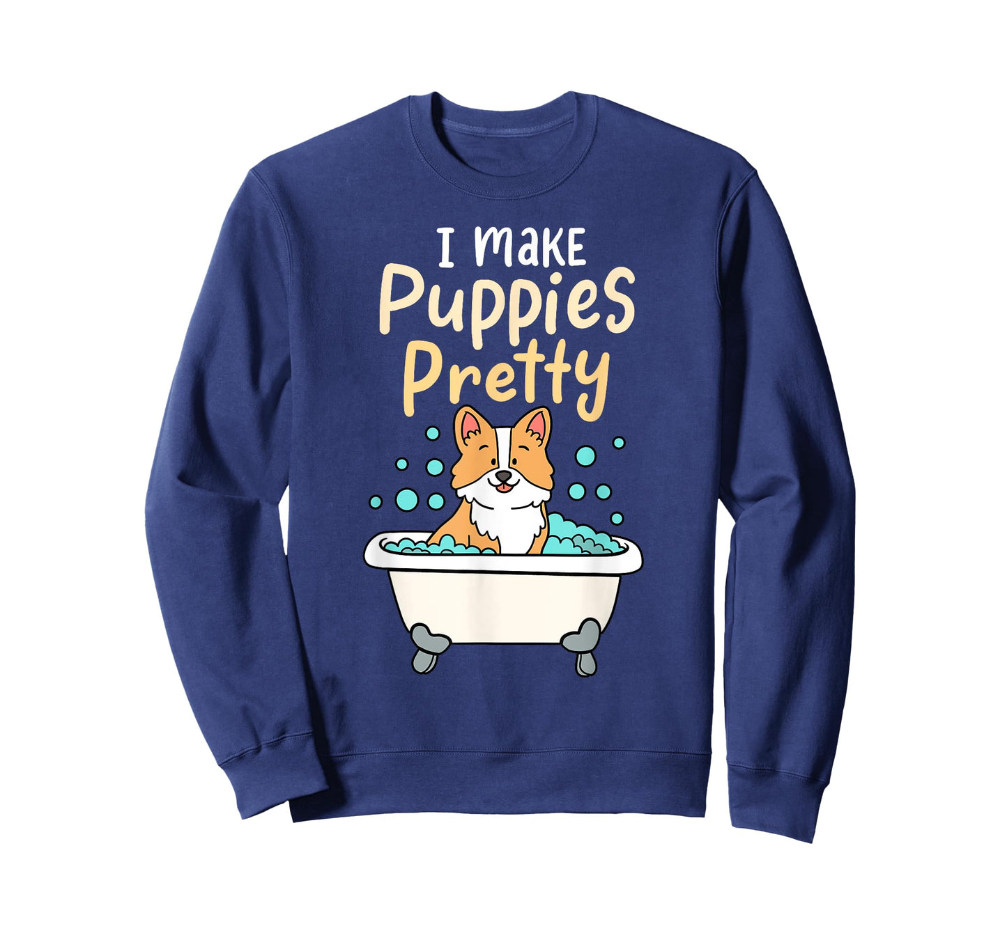 I Make Puppies Pretty Funny Fur Artist Dog Groomer T-Shirt for Men Women