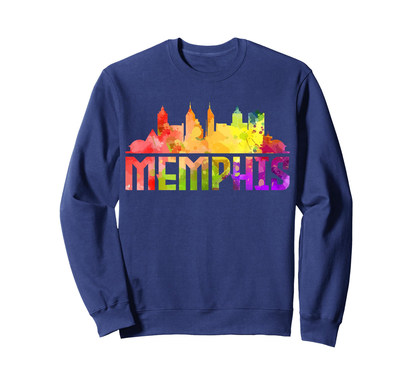 Memphis Skyline Tennessee Souvenir Gift T-Shirt