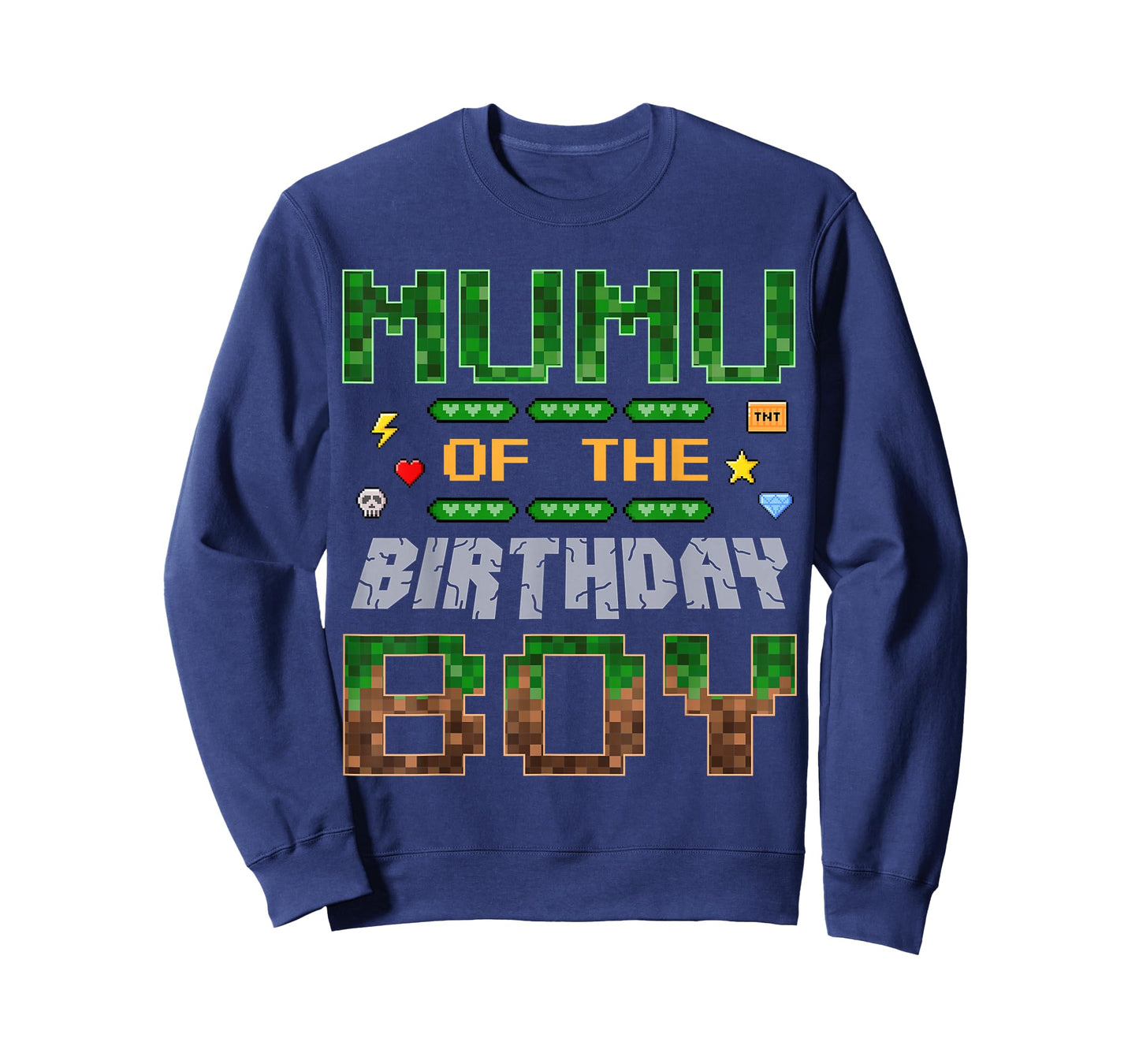 MuMu of The Birthday Boy Pixel Gamer Family Love T-Shirt