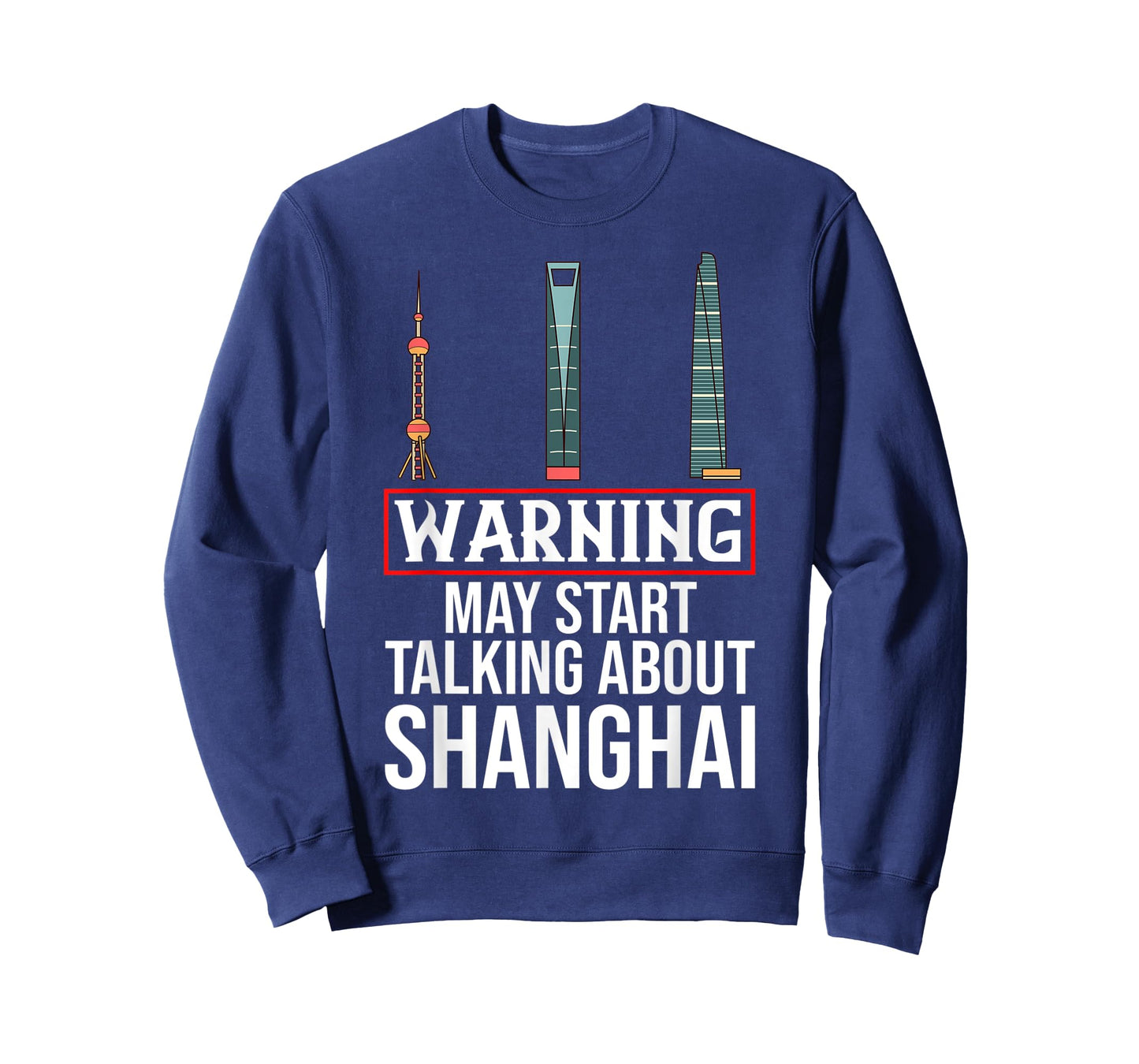 Shanghai China City Skyline Map T-Shirt