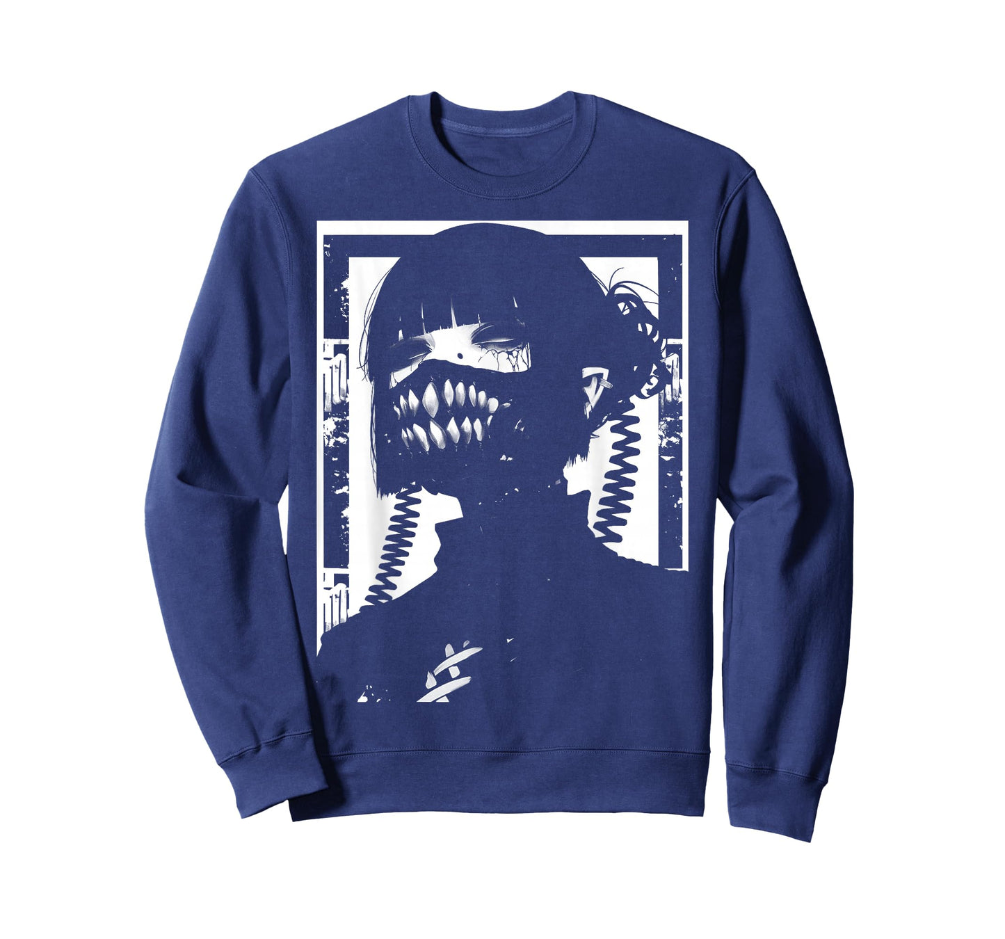 Horror Techwear Ghoul Girl Cybergoth Gothic Anime Manga T-Shirt