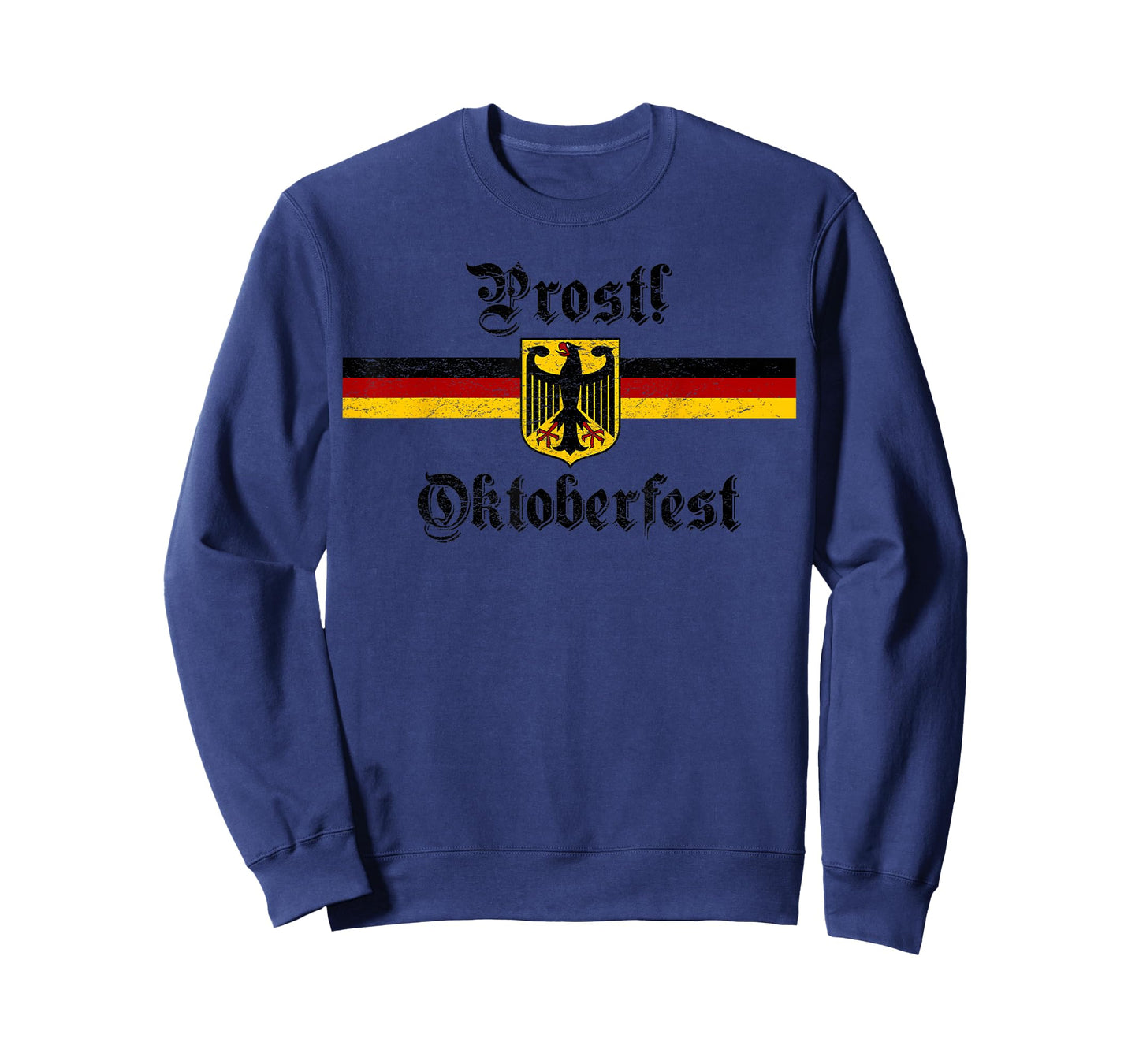 Oktoberfest PROST German Coat of Arms Flag Banner Vintage T-Shirt